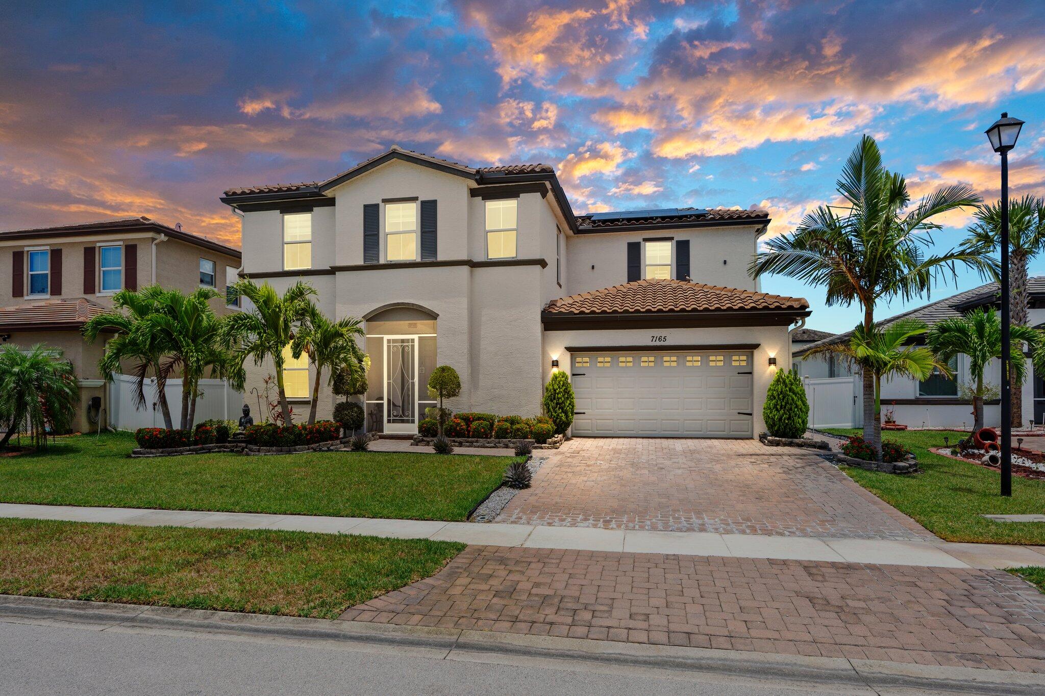 Look at this Heated, Salt Water Pool featuring a hot tub, extended covered patio with custom diamond pavers!!! Wow!! Built in 2020, this home has it all. Gutters - Beautiful landscaping - Uplighting in the kitchen - Frosted glass doors in the office/den - Accent walls - Upgraded lighting & fans - RO system for the kitchen - Toto bidet features - Upgraded light filtering blinds throughout - Screened in porch w/ Sun shade - Rainsoft water filtration - Full size laundry room upstairs makes doing laundry a breeze - First floor guest bedroom and full bathroom - Tray ceilings - large Walk In closet in Primary - Upgraded custom Primary bathroom  - Watch the video to see more! Move in ready, priced to sell!!