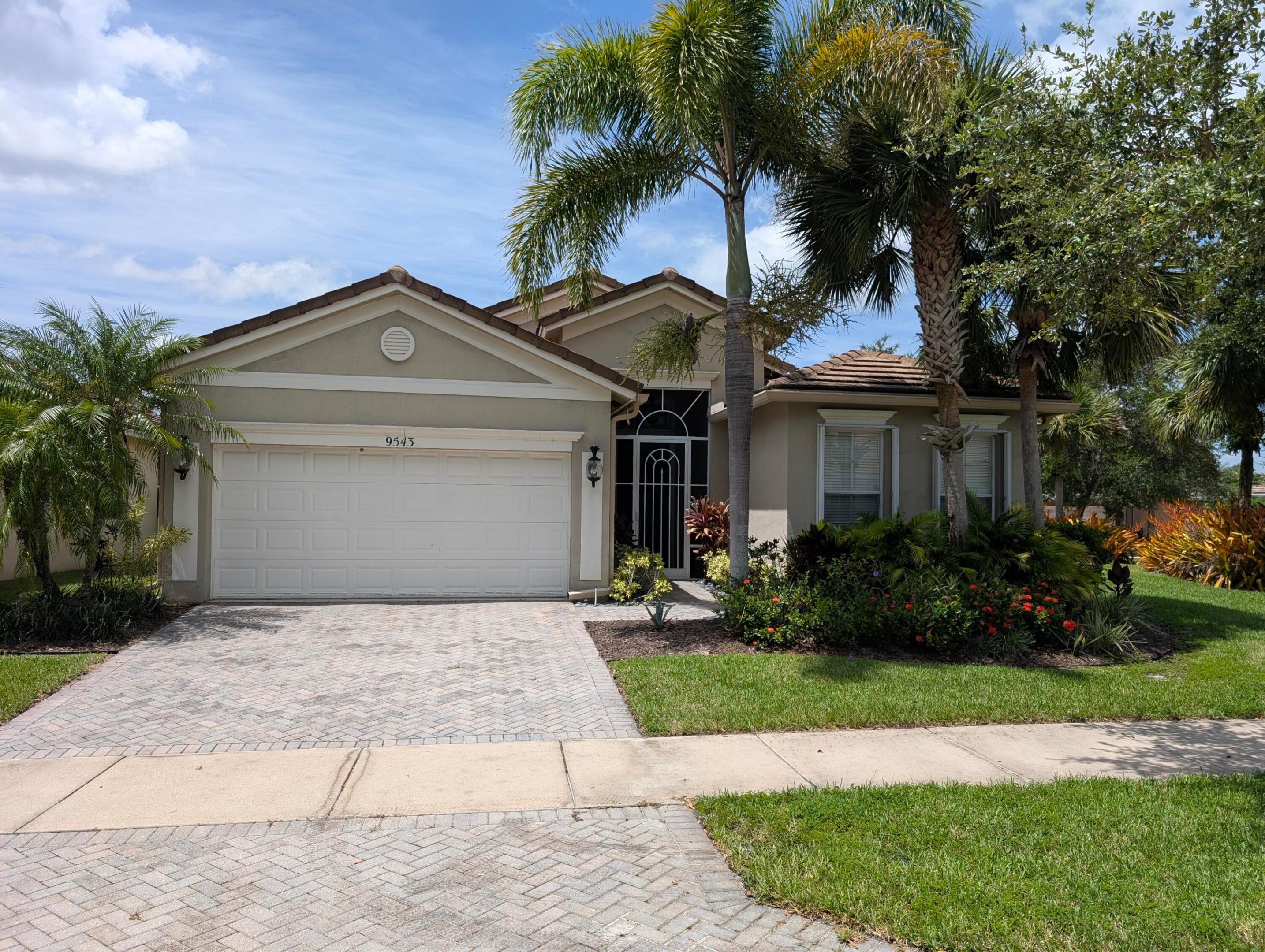 NEW AC SYSTEM WITH TRANSFERABLE WARRANTY AND NEW WATER HEATER IN 2026. THIS POPULAR PLANTATION MODEL HOME SITUATED ON PREMIER CORNER LOT WITH LUSH LANDSCAPING IS READY FOR ITS NEW OWNERS. ENJOY GREAT ROOM CONCEPT WITH DEN/OFFICE OR 4TH BEDROOM, COFFER CEILINGS, SPACIOUS FOYER, SPLIT PLAN, HIS & HERS CLOSETS, DUAL SINKS, ROMAN TUB, & WALK-IN SHOWER WITH LISTELLO TRIM. HOME FEATURES NUMEROUS UPGRADES, INCLUDING 42'' MAPLE CABINETS, CORIAN COUNTER TOPS, MOEN FAUCETS, SMOOTH TOP RANGE, 18'' X 18'' CERAMIC TILE THRUOUT LIVING AREAS, DOUBLE DOORS LEADING TO DEN, BUILT-INS IN UTILITY ROOM,U EXTENDED ''TRUSSED'' PATIO & PULL DOWN ATTIC. OTHER FEATURES INCLUDE SECURITY SYSTEM, BRICK PAVER DRIVEWAY UPGRADED EXTERIOR LIGHTING, NEW GUTTERS & DOWNSPOUTS & TILE ROOF. FURNITURE NEGOTIABLE.