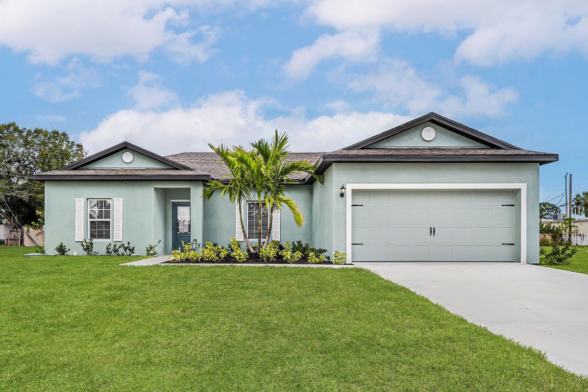 We are proud to present the Crane floor plan at Port St. Lucie! This beautiful, 3-bedroom, 2-bath home comes with thousands of dollars’ worth of upgrades. These include all new energy-efficient Whirlpool® appliances, spacious countertops, stunning wood cabinets and an attached two-car garage. The Crane at Port St. Lucie also showcases a master suite complete with a sizable walk-in closet. Loaded with incredible curb appeal, the Crane home is enhanced with a stunning covered entryway and front yard landscaping. In addition, Port St. Lucie residents looking to live in a premier location are presented with a plethora of local area attractions such as amenity-packed parks, pristine beaches and water recreational activities. *Appliance models are subject to availability.