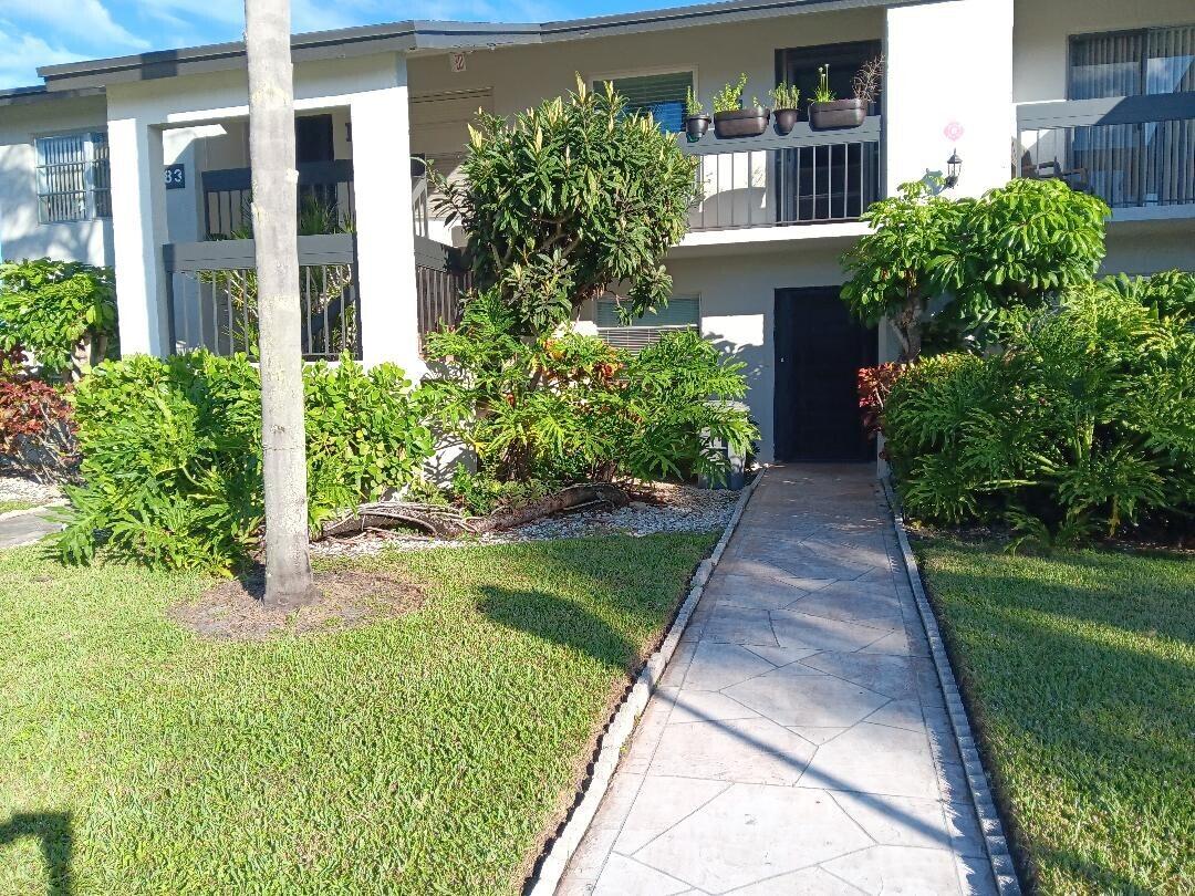 Two-bedroom, two-bathroom first floor Condo in Palm Greens located in Delray Beach, Florida. Large rooms, patio off master bedroom and living room.  New kitchen cabinets, counter and appliances. Brand new club house  and pool. Minutes to shopping, 10 minutes to downtown Delray and Beach.  Condo fee includes  cable TV HBO, Internet, water and reserve funds. Washer Dryer in unit.