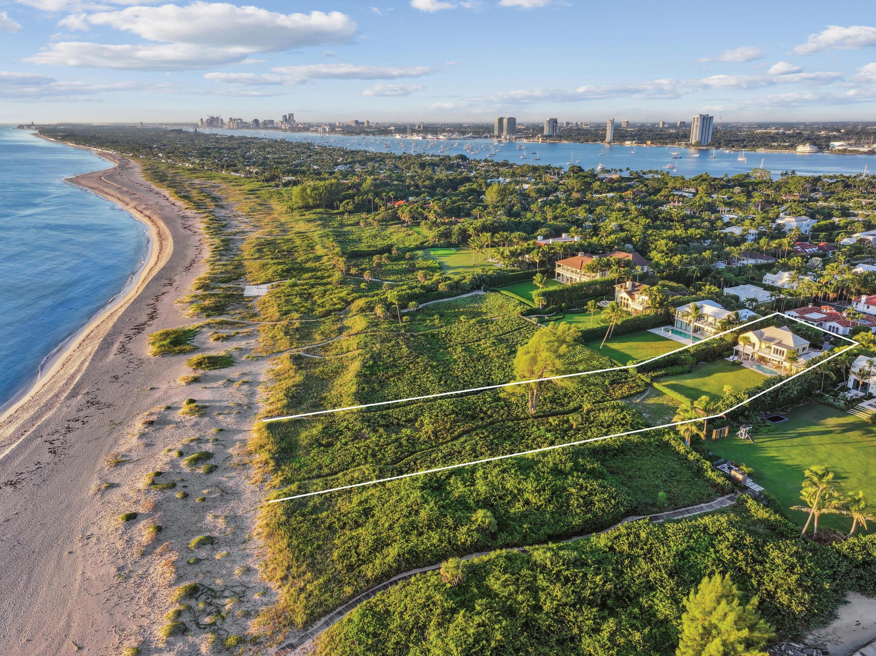 The ''ULTIMATE PALM BEACH'' beach cabana—the final direct oceanfront property on the island of Palm Beach offered under $35,000,000. Set on an expansive 54,000± SF lot with a remarkable 100 feet of pristine beach frontage, this rare estate delivers sweeping, unobstructed ocean views and an unparalleled sense of privacy. The 6-bedroom, 7.1-bath residence enjoys a premier position overlooking some of Palm Beach's best surf breaks, with exceptional snorkeling just steps away near the jetty. Situated in front of one of Florida's top surf destinations. The setting is truly unmatched, offering the quintessential Palm Beach seaside lifestyle—serene, sophisticated, and rarely available. An extraordinary opportunity, this property invites you to create a world-class dream home or reimagine the existing residence to your own vision. Homes of this caliber and location seldom come to market. Create your dream home or renovate the existing house.