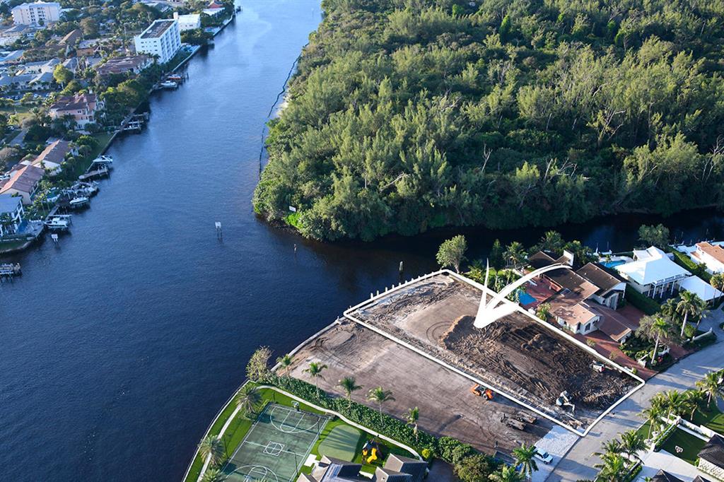 Trophy waterfront lot in Royal Palm Yacht & Country Club.