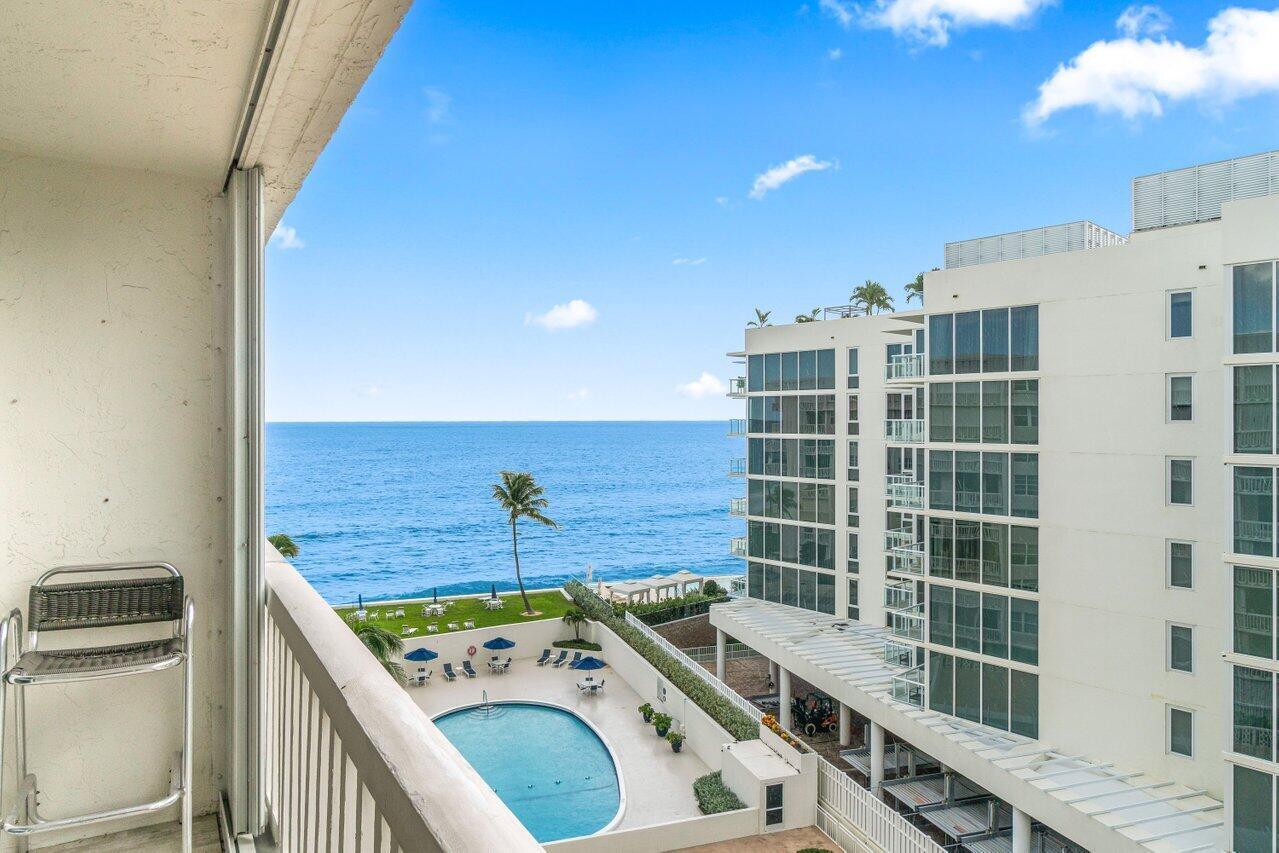 Stunning oceanfront condo at Tuscany of Palm Beach! This fully renovated 1 bedroom 1.5 bath condo offers beautiful ocean views, an open kitchen with granite counter tops and floor-to-ceiling windows that bring in tons of natural light. Spacious king- sized bedroom with a walk-in closet and brand-new bathroom with double sink vanity and an elegant half bath. Relax and enjoy the expansive balcony with comfortable seating overlooking the ocean and accessible from both living room and bedroom. Offered turn-key and tastefully furnished. The building is up-to-date and sits directly on the sand with a new gym, saltwater heated pool, sauna, BBQ area and friendly front desk staff. Conveniently located near restaurants, shopping, golf, tennis, and the EAU Palm Beach Resort.