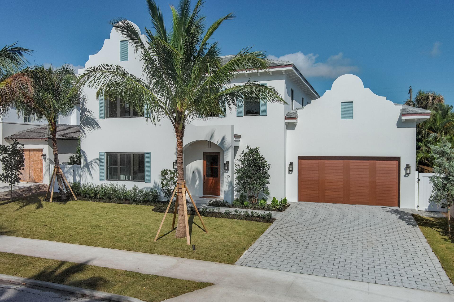 NEW CONSTRUCTION- Dutch West Indies home designed and built to the highest structural standards with custom details, wide plank oak floors throughout in addition to custom details and finishes. Designed for entertaining, the open floor-plan offers soaring ceilings, expansive rooms and gracious scale. Located a block away from the Intracoastal waterway, this  +/- 4400 sqft residence offers a luxurious first floor primary suite with marble bath and two custom designed, fully outfitted closets. 
There are 3 additional large bedrooms, each with their own ensuite baths and a 2nd floor office/family room. The kitchen is a Chef's dream, appointed with Thermador 6 burner gas range and appliances, Taj Mahal quartzite countertops, custom cabinetry, wine refrigerator. 
Additional features include, 2 car garage (with ceiling height to accommodate a full car lift), resort style pool with fountains and gas pool heater, full house generator, full hurricane impact windows and doors, Sonos system, hardwired for cable and security and all closets have been custom designed and installed . 
*Ideally located close to beaches, restaurants, Worth Ave, bike trails and golf courses. 
The written and verbal information provided including but not limited to prices, measurements, square footages, lot sizes, calculations and statistics have been obtained and conveyed from third parties such as the applicable Multiple Listing Service, public records as well as other sources. All information including that produced by the Sellers or Listing Company are subject to errors, omissions or changes without notice and should be independently verified by any prospect for the purchase of a Property. The Sellers and Listing Company expressly disclaim any warranty or representation regarding all information. Prospective purchasers' use of this or any written and verbal information is acknowledgement of this disclaimer and that Prospects shall perform their own due diligence. Prospective purchasers shall not rely on any written or verbal information provided when entering a contract for sale and purchase. Some affiliations may not be applicable to certain geographic areas. Copyright 2023 Listing Company. All Rights Reserved.