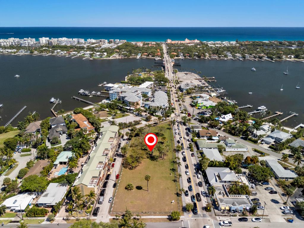 RARE OPPORTUNITY FOR INVESTORS & DEVELOPERS: 4 property package; 201, 211, 225, 235 E Ocean Ave totally cleared and grassed ready for its new owners. These are 4 combined parcels physically and are ready for sale. Located steps away from the intercostal and directly across the bridge from the beach. Located next to the famous Old Key Lime House. This would be an incredible parcel for a boutique hotel, or strip of retail stores, condos, or rentals. Total acres: 1.2607