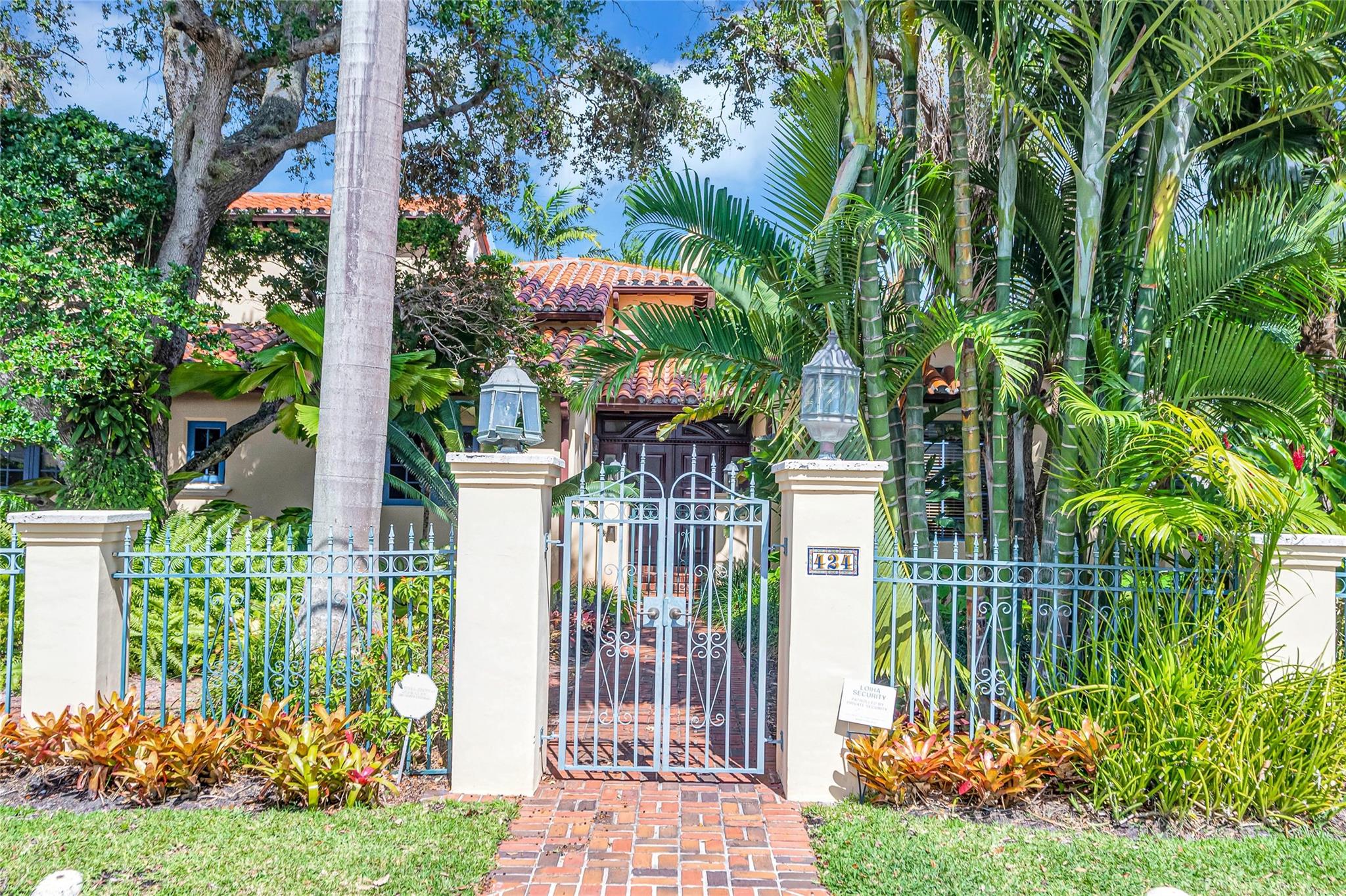 Owner "encourage all offers"Old Florida Spanish style customized for entertaining and Old Florida Charm. Renovated 2007 all mechanicals, impact doors & windows. Large living room with vaulted wood beam ceilings & gas fireplace. Oversized dining room, coral stone wood burning fireplace. All SS appliances in kitchen.. The seawall and dock being in excellent condition, with power & h20 and amenities like a floating dock and dolphin pilings, make it ideal for enjoying waterfront activities. A tiled pool surrounded by antique bricks, nestled amidst horticulturist-designed landscaping with specimen plants, creates a tranquil oasis for relaxation and enjoyment. This home is ready for your customization or build new on this double wide canal providing a large turning basin. Seller description:One of the most desirable locations in the Las Olas Isles: on a peaceful double wide canal turning basin with park-like mature landscaping. The house has been designed to showcase charm and invite entertaining. Plus an all-tile pool (with a mermaid at the bottom).The house is  Florida-Spanish style, with barrel-tile roofing. It has 4 bedrooms with ensuite bathrooms, 3 downstairs with a separate master bedroom suite upstairs that has large closets, a steam shower and an outside circular stair leading to the pool area. It features imported tile throughout, arches galore, a large living room with a vaulted beamed wood ceiling, built-in cabinetry and a gas-log fireplace. The dining room has a coral-stone wood-burning fireplace. There is a central screened loggia with French doors opening into the living room, dining room and kitchen area to provide for seamless  entertaining. A full service bar features 2 refrigerators, a freezer/icemaker and sink with filtered water.The property was completely renovated in 2007: all mechanical systems were replaced, new imported tiling, all new hurricane windows and doors, all new kitchen, bar,  pantry and laundry room with custom-designed cabinetry and top-end appliances, and a built-in zoned sound system.  The seawall and dock are in good condition, and the dock has water,120 and 220 v. electricity, a floating dock and dolphin pilings.The house has a 2-car garage, full fencing and lockable gated walkways. The pool area is bricked with antiqued bricks.It sits in horticulturist-designed landscaping, with many specimen plants, and a shady walkway to a hidden fountain. Two of the downstairs bedrooms are currently used as a home office and an artist’s studio, but could easily be returned to their original purpose.