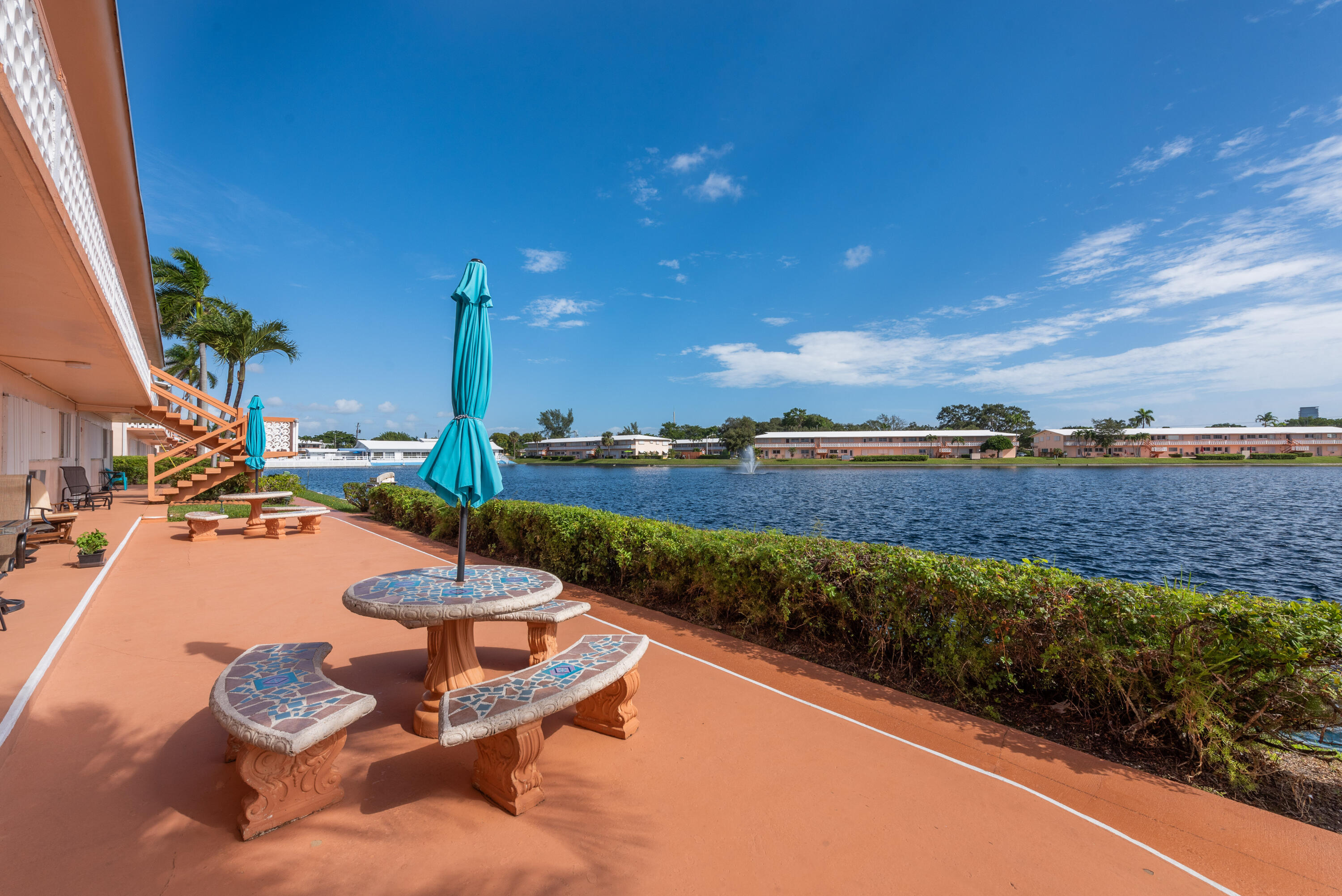 Wonderful condo for your winters in Florida. Move right in to this fully furnished unit with everything you need to enjoy winter away from the cold. Beautifully kept unit with gorgeous lake views, wake up with the sunshine and enjoy your morning coffee on the patio. Murphy bed for guests in your living room. Secure unit with accordion shutters Rolen Lake is a great community with a lovely clubhouse with pool overlooking the huge lake. Enjot the many community amenities amenities. Easy access to I95.