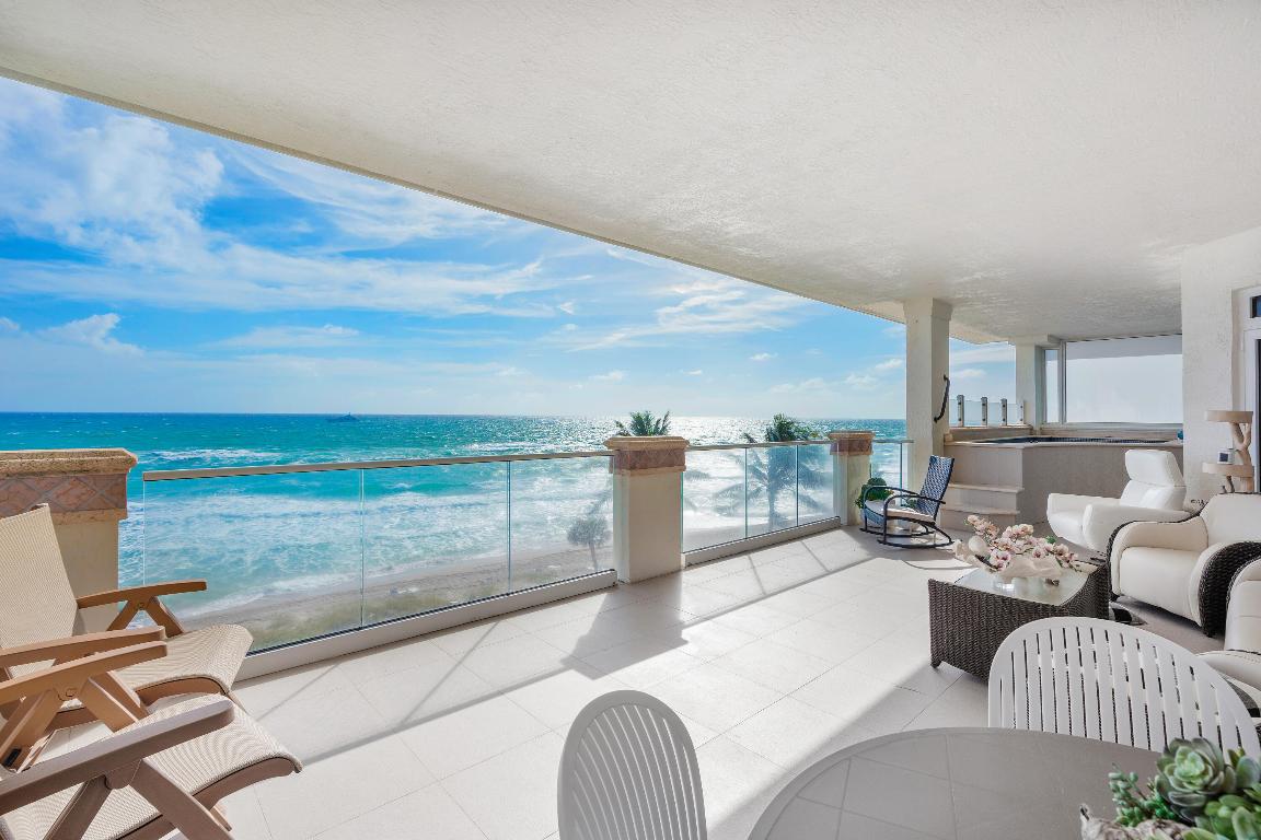 The vast blue horizons of the Atlantic Ocean are the backdrop to The Athena Penthouse. Spanning 4,000 +\- Interior SqFt across one floor seamlessly blurs indoor/outdoor living. Energizing natural light pours through the impact windows, offering exceptional hurricane resistance and insulation. 

A culinary haven, the Chef's kitchen is equipped with Quartzite countertops, Bosch, SubZero & Thermador appliances & abundant storage. Floorplan perfectly suits an oceanfront lifestyle, private entry foyer, large great room, and formal living room with a custom Italian porcelain blue wall and bar. In the primary suite, pure elegance awaits. Its sleek bathroom is adorned with marble bath, oversized shower, private sitting area, two custom walk-in closets, and private access to balcony & spa. 

Countless features set this Athena residence apart including a highly elevated & wide open stunning Atlantic views from the expansive 400 +\- SqFt balcony with private heated spa, private entry foyer, large great room, bar, and two deeded underground parking spaces. The entire building and each unit are connected to Generac Generators.

Athena PH4 is one of only four residences in a boutique building offering privacy and exclusivity. 
Boca Raton's private executive airport is 4± miles away, with Palm Beach and Hollywood/Fort Lauderdale International Airports just a 30± minute drive.

Enjoy the best of South Florida beaches, Spanish River Park, Red Reef Park, and nearby golf courses. Golf, tennis, yachting, and spa enthusiasts will appreciate the world class Boca Raton Resort & Club, a Waldorf Astoria Collection. This exceptional oceanfront penthouse represents the ultimate in Boca Raton beachfront living and the South Florida lifestyle.

The information provided, including prices, measurements, square footages, lot sizes, features, finishes, and calculations, is subject to errors, omissions, or changes without prior notice. All such information should be independently verified. All parties should perform their own due diligence to verify all information.