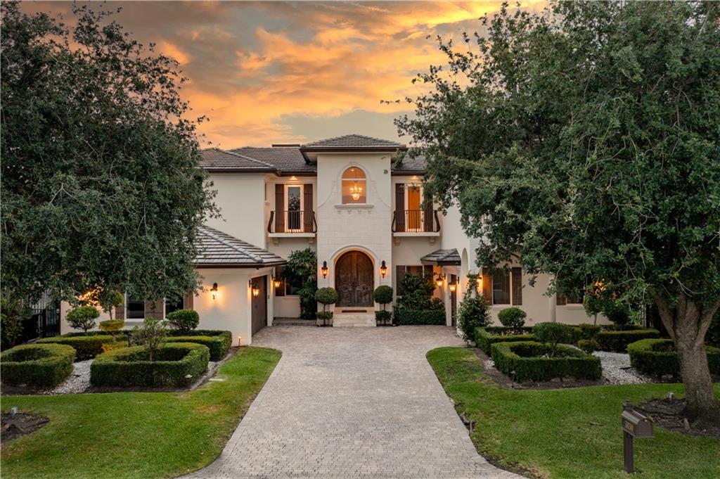 85' OF LUXURIOUS DEEP WATER FRONTAGE WITH SOUGHT AFTER SOUTHERN EXPOSURE. STUNNING ENTRANCE WITH 26' HAND PAINTED DOME CEILINGS. TOP OF THE LINE CBS CONSTRUCTION WITH HURRICANE IMPACT WINDOWS. FULL HOUSE GENERATOR. RESORT STYLE HEATED POOL AREA WITH SPA AND BUILT-IN OUTDOOR BBQ. UPDATED SEAWALL AND NEW DOCK. 3 CAR GARAGE - ONE WITH AC. GAS FIREPLACE IN MASTER AND LIVING ROOM. 2 ADDITIONAL GAS FIREPLACES. DARK WOOD LIBRARY. LARGE WINE CELLAR WITH HUMIDITY CONTROL. COME SEE THIS BEAUTIFUL WELL MAINTAINED IMPECCABLE RESIDENCE.