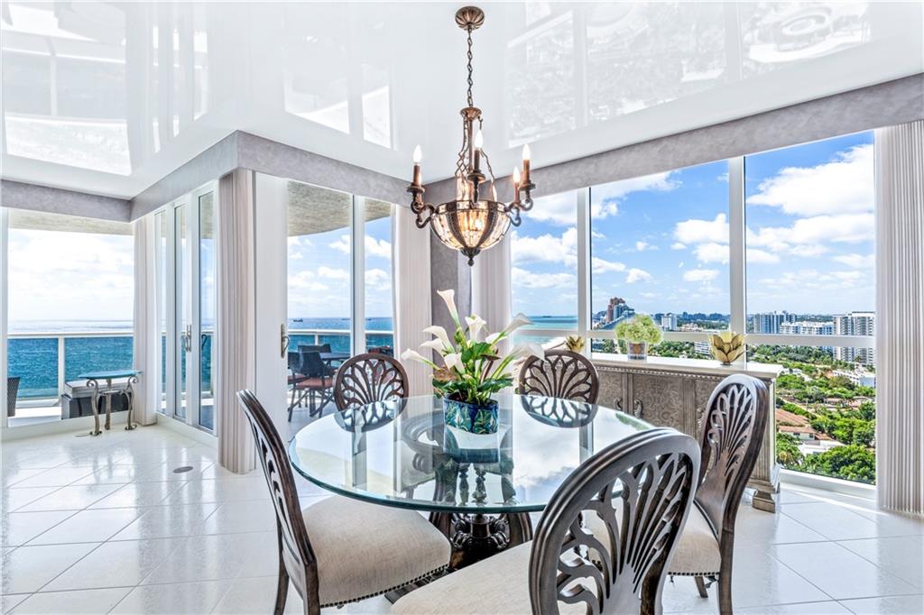DIRECT OCEAN FRONT RESIDENCE, RARELY AVAILABLE WITH SPECTACULAR  DIRECT OCEAN AND COAST LINE  VIEWS,  TRULY BEST SOUTH EAST VIEWS AND FLOOR PLAN AROUND!! OPEN FLOOR PLAN, 3 BEDRMS, PLUS DEN/OFFICE, PRIVATE FOYER, BRAND NEW, FLOOR TO CEILING, WALLS OF  HIGH IMPACT/HURRICANE DOORS AND WINDOWS WITH OCEAN VIEWS FROM EVERY ROOM, GLASS RAILS, TECH CEILINGS, PRIVATE ELEVATOR, LOTS OF STORAGE, UPGRADED CHEFS KITCHEN, CUSTOM HUNTER DOUGLAS AUTOMATED WINDOW TREATMENTS AND MORE.  L'HERMITAGE IS SITUATED ON OVER 10 ACRES OF LUSH LANDSCAPING AND RESORT STYLE AMENITIES.  2 POOLS, TENNIS COURTS, FITNESS CENTER PRIVATE BEACH PAVILION, CAFE, SAUNAS, SPAS AND STEAM ROOMS, PET FRIENDLY!! BEST UNIT AVAILABLE, COME AND TAKE A LOOK!!!