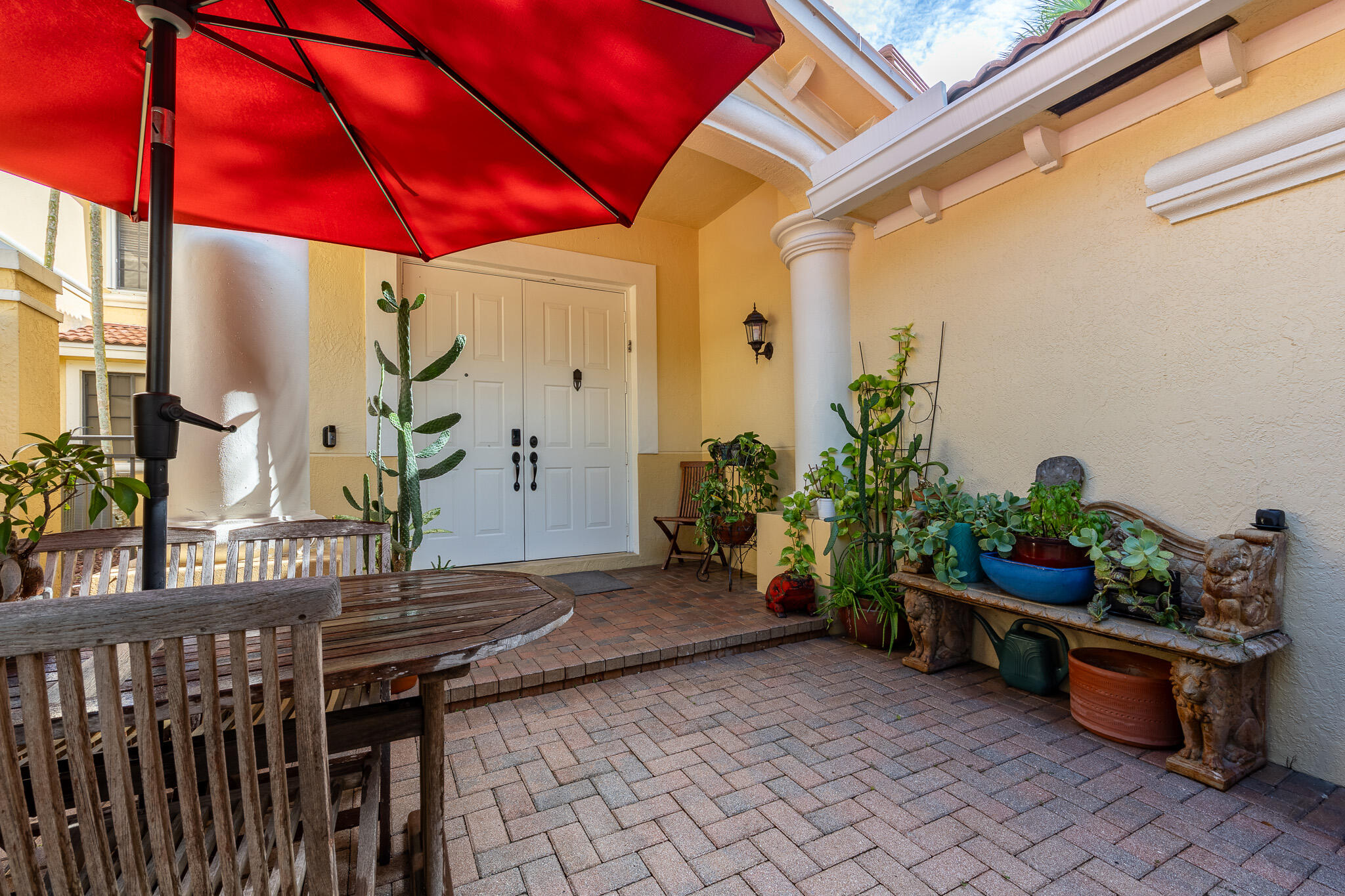 Welcome to Mariposa Pointe, one of Weston's most desirable gated communities. This beautifully maintained two-story home offers 3 bedrooms plus a versatile den/office, 2.5 bathrooms, and a 2-car garage. The open-concept floor plan features spacious living and dining areas, a bright family room, and a well-appointed kitchen perfect for everyday living and entertaining. Upstairs, the expansive primary suite opens to a private covered balcony, creating the perfect retreat. A brand-new roof adds peace of mind. Enjoy a low-maintenance lifestyle with the association maintaining the exterior, roof, and landscaping. Ideally located just steps from Weston Town Center, Publix, restaurants, cafés, parks, A-rated schools, and major highways.