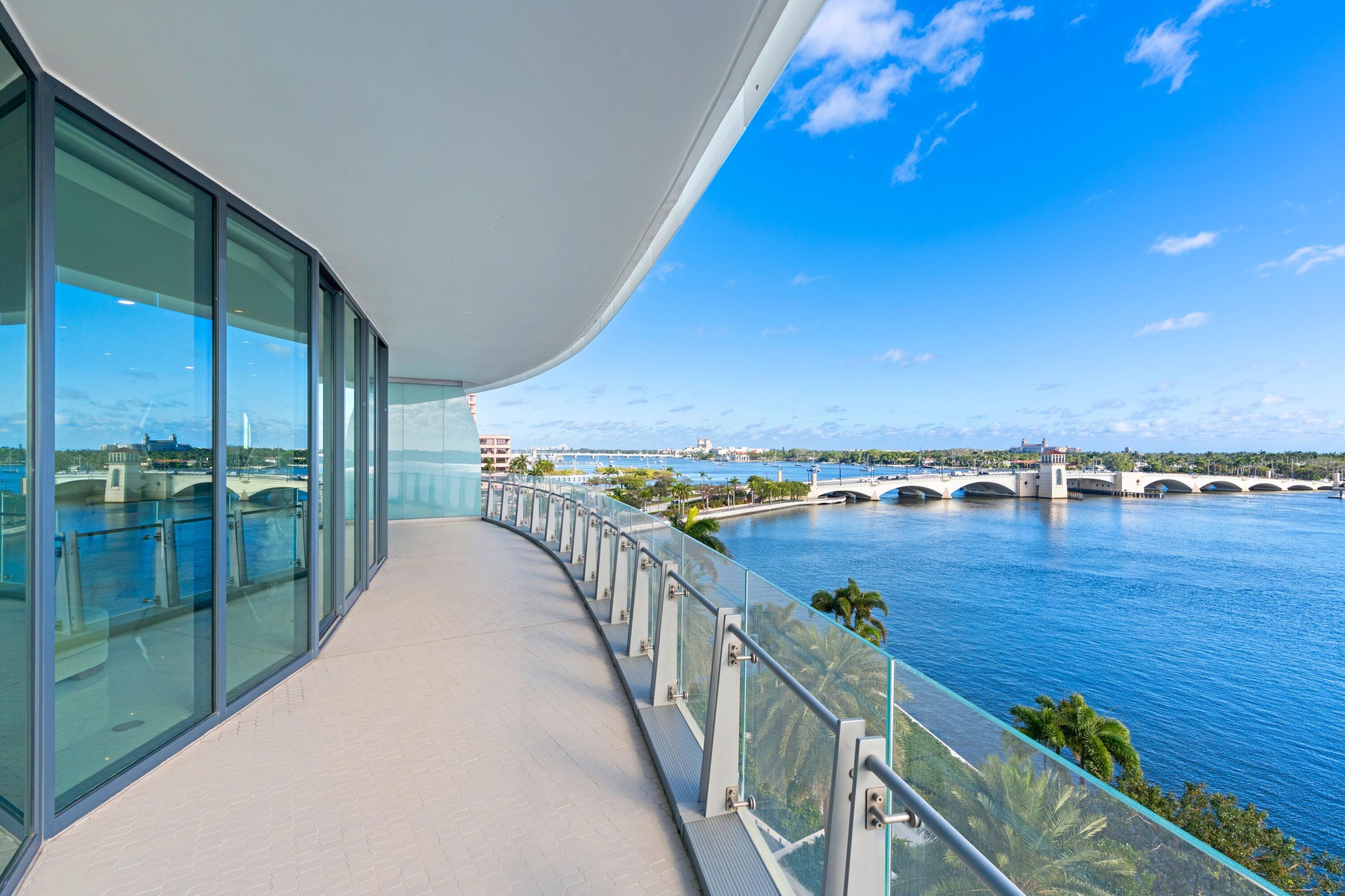 Welcome to The Bristol 602, the epitome of South Florida luxury living overlooking the beautiful Intracoastal waterway and Palm Beach Island. Boasting 4308 total square feet of living space, high ceilings throughout, 3BRs + den, and 3.5BA's, this pristine, turn-key unit is ready for to move into and immediately enjoy. Featuring cabinetry by Sneidero, calacatta and white diamond marble floors throughout, and Gaggenau appliances in the kitchen, this like-new residence offers stunning vistas of the water, the island, and downtown West Palm Beach at every turn. Indisputably the most luxury condominium building on the West Palm Beach waterfront, The Bristol provides all of the contemporary amenities of modern life with unmatched convenience and access to the prestigious and historically preserved Island of Palm Beach. Providing comforts and luxuries like a 24 hour concierge, 75 ft lap pool, jacuzzi , fitness center, beauty salon, full his & her spa and locker room with 2 massage stations, steam, and sauna, this community is simply unrivaled in the area. Residence 602 is currently the most competitively priced and best valued on a PPSF basis at The Bristol. Offered exclusively at $13,750,000.