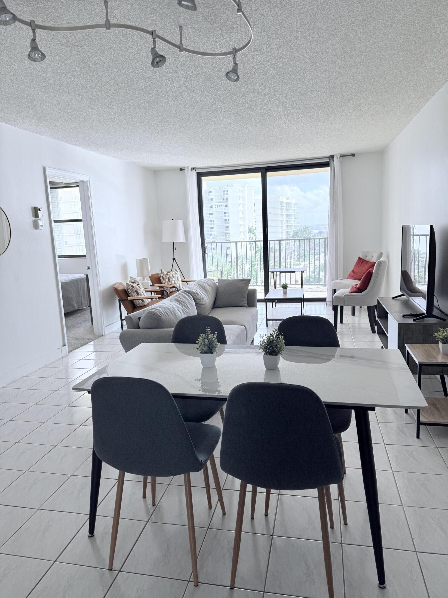 RARE OPPORTUNITY TO LEASE THIS BEAUTIFULLY LOCATED 2 / 2 CONDO JUST STEPS FROM THE BEACH! LOCATED ON THE 8TH FLOOR, THIS UNIT OFFERS RELAXING CITY AND OCEAN VIEWS, PERFECT FOR ENJOYING SOUTH FLORIDA LIVING YEAR-ROUND. THE PROPERTY FEATURES DEEDED, GATED BEACH ACCESS FOR ADDED PRIVACY AND CONVENIENCE. AVAILABLE FURNISHED OR UNFURNISHED FOR AN ANNUAL LEASE. FEATURES INCLUDE TILE FLOORING THROUGHOUT MAIN LIVING AREAS, CARPET IN THE BEDROOMS, IMPACT WINDOWS AND SLIDING GLASS DOORS, AN UPDATED KITCHEN, SPACIOUS PRIMARY SUITE WITH WALK-IN CLOSET, LARGE PRIVATE BALCONY, AND EXTRA STORAGE SPACE. WELL-MAINTAINED BUILDING WITH POOL, BBQ AREA, SOCIAL ROOM, PRIVATE LOBBY ACCESS, AND ONE ASSIGNED PARKING SPACE. PRIME LOCATION NEAR THE POMPANO BEACH PIER, RESTAURANTS, SHOPPING. MUST SEE!