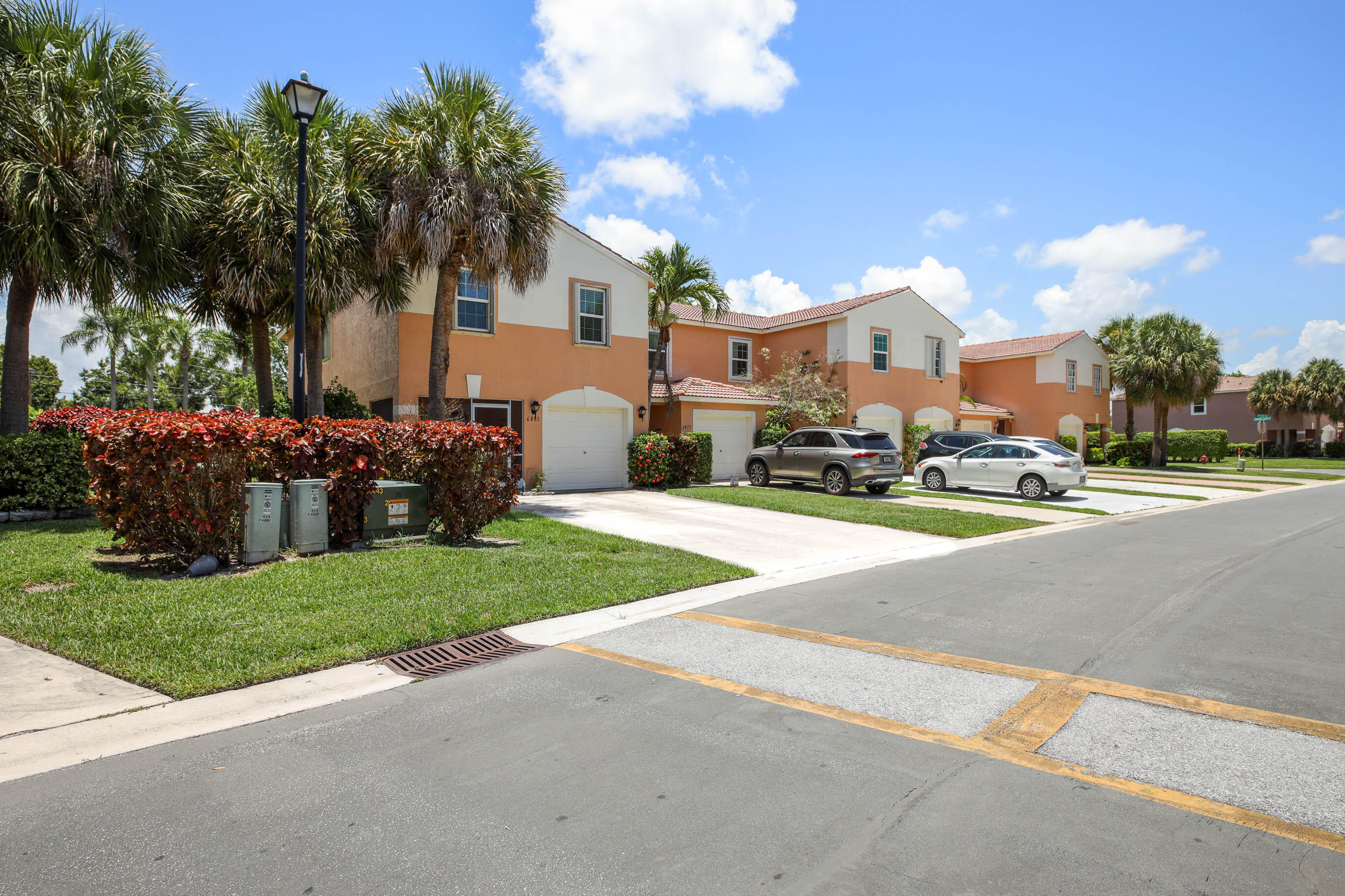 Your search is over! RUN, don't walk to this one being offered by the original owner. You will fall in love with this lovingly cared for and beautifully maintained, spacious 1881 living square feet townhome in the fabulous location of the Rivermill Community. The driveway is double wide, creating additional parking ,and the landscaping surrounding this home is intriguing. As you step inside, you will be welcomed by lavish vinyl plank flooring that  covers the flooring of the entire home. The 1st floor of the home includes a foyer, living room/dining room combo, kitchen/ with breakfast area, open to the family room., and 1/2 bath. Family room is currently being used as a dining room.  The dining room in the home is being used as an extension of the living room. The kitchen has been beautifully remodeled, including granite countertops, undermount sink in the island, and extra cabinetry at the dining area of the kitchen,and stainless steel appliances, including refrigerator with water and ice, smooth top range, microwave and dishwasher. Walk through the hurricane- impact double french doors with enclosed blinds from the kitchen onto the screened patio where you will enjoy warm Florida breezes, lush greenery, and privacy from the screen enclosed patio. Retreat to the 2nd floor, where you will enter the spacious loft. The bedroom plan is split, master on one side of the loft, and the additional two bedrooms on the other side. The master bedroom is huge, and includes a sitting area, walk-in closet, and master bathroom,  There is another full bathroom right outside the additional two bedrooms. The laundry closet is on the 2nd floor for your convenience, and includes a pair of LG washer and dryer. Both bathrooms have been beautifully fully remodeled with all the latest finishes you will appreciate, and have seamless and stationary glass doors- you will love the ease of no tracks or grout to clean in the showers, and the new cabinetry is covered with opulent quartz countertops. Ac replaced 2019, water heater 2018. Windows were replaced in 2020 by New South, and accordian shutters have been installed for your ease and safety. All this and location, too- close to beaches, highways, airports, shopping, restaurants, medical facilities, and within a top-rated school district. This is a place you will love to call H-O-M-E!