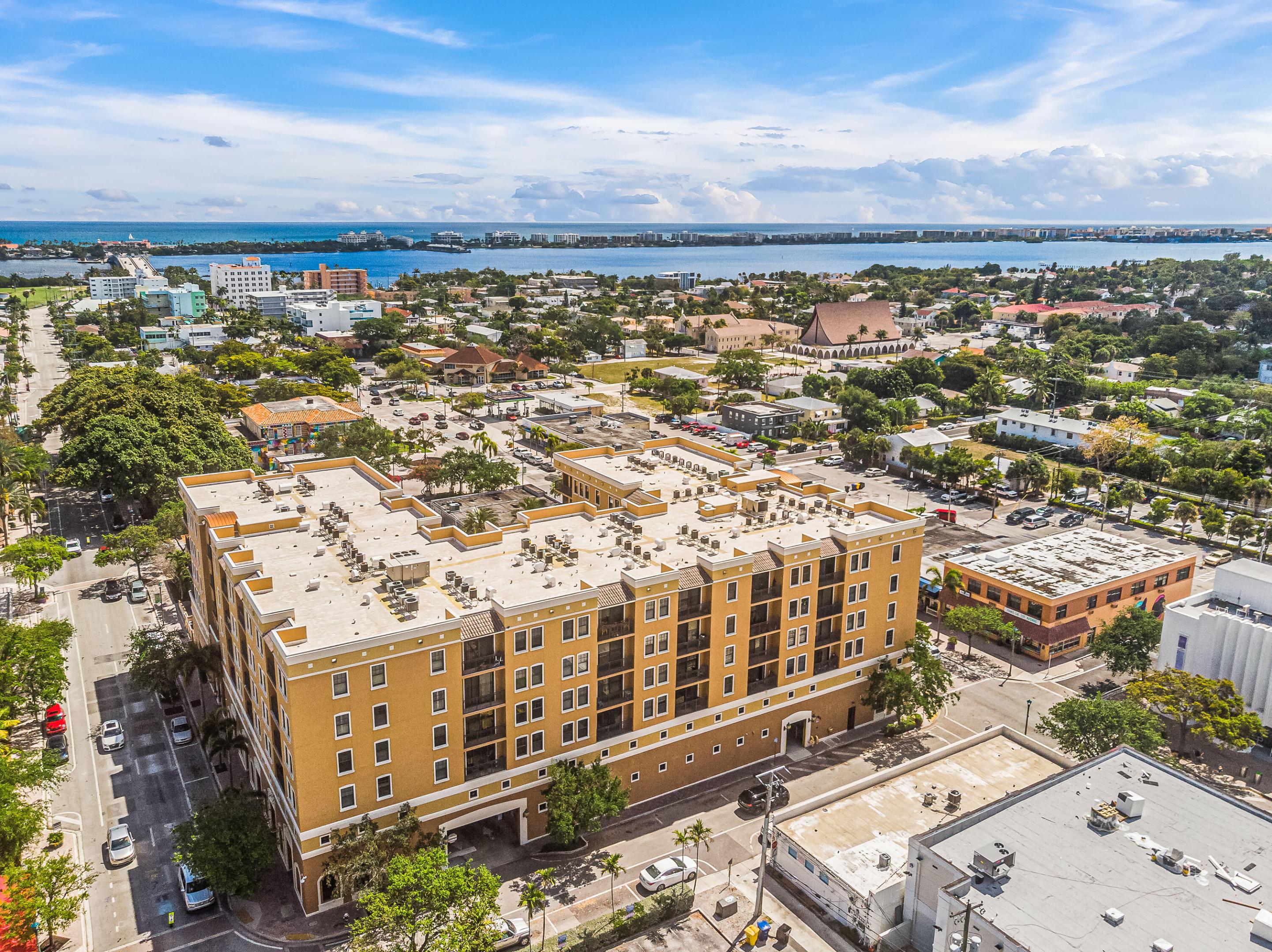 The Lucerne Condo building is under 1 Mile to the Ocean! Amazing location. Located in Downtown Lake Worth Beach. Walk to Coffee shops, Bakeries, Restaurants, Boutiques, Publix, etc. 7 blocks to Golf. Only 10min to PBI Airport. This extremely cozy & tastefully furnished studio  comes with beautiful designer granite counter tops, a gourmet kitchen fit for a Chef and a gorgeous remodeled bathroom with a walk in double shower. Very convenient parking spot by elevator ( #216 ) + a locker storage ( B-15 ) . Stunning Pool  and lush landscape literally 20 steps from your condo door on the same floor, you do not need to take the elevator to get to the pool.  HOA includes Wifi & Water. Lease in place. Tenant interested in renewing term / long term, guaranteed income. Sold furnished. Income property!