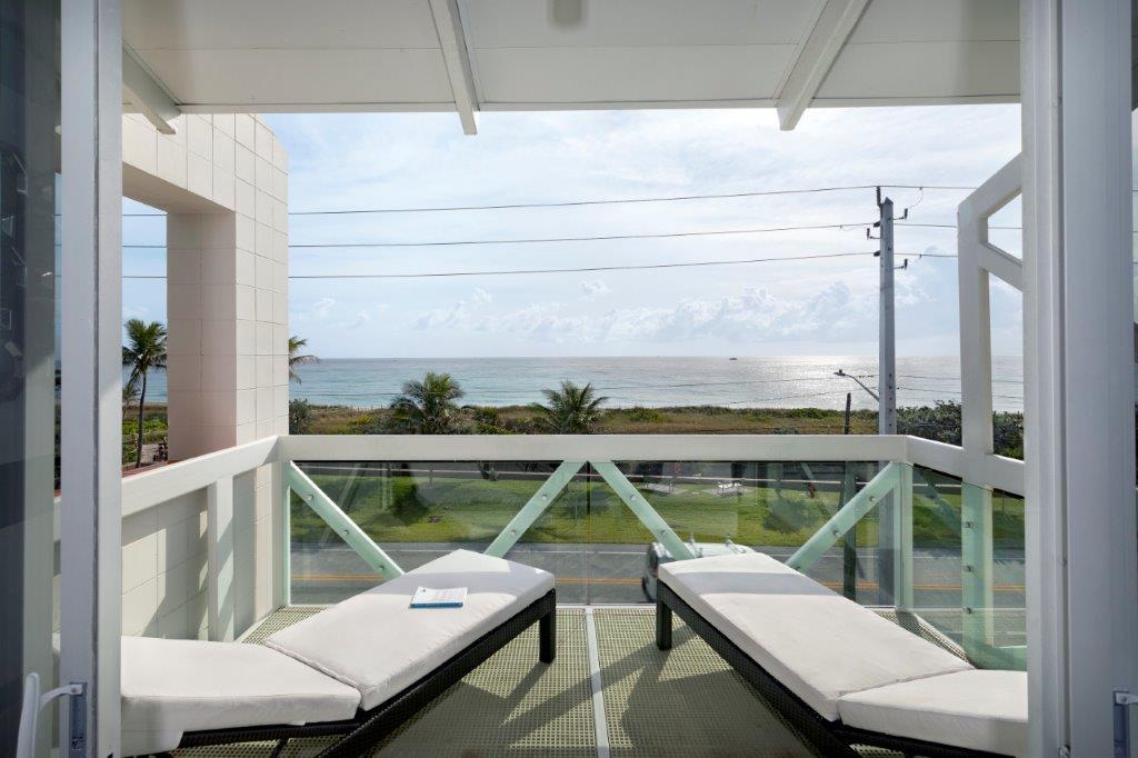 Amazing, contemporary three-story home located directly across from the ocean and the public beach with incredible ocean views from every level.  Unbelievable ultra-contemporary accents  with a separate guest house.  A myriad of luxuries that include porcelain flooring, two industrial style steel spiral staircases, an elevator, PGT impact windows.  Walk to Atlantic Ave. and downtown Delray Beach.  The information herein is deemed reliable and subject to errors, omissions or changes without notice.  The information has been derived from architectural plans or county records. Buyer should verify all measurements. DISCLAIMER: Information published or otherwise provided by the listing company and its representatives including but not limited to prices, measurements, square footages, lot sizes, calculations and statistics are deemed reliable but are not guaranteed and are subject to errors, omissions or changes without notice. All such information should be independently verified by any prospective purchaser or seller. Parties should perform their own due diligence to verify such information prior to a sale or listing. Listing company expressly disclaims any warranty or representation regarding such information. Prices published are either list price, sold price, and/or last asking price. The listing company participates in the Multiple Listing Service and IDX. The properties published as listed and sold are not necessarily exclusive to listing company and may be listed or have sold with other members of the Multiple Listing Service. Transactions where listing company represented both buyers and sellers are calculated as two sales. The listing company's marketplace is all of the following: Vero Beach, Town of Orchid, Indian River Shores, Town of Palm Beach, West Palm Beach, Manalapan Beach, Point Manalapan, Hypoluxo Island, Ocean Ridge, Gulf Stream, Delray Beach, Highland Beach, Boca Raton, East Deerfield Beach, Hillsboro Beach, Hillsboro Shores, East Pompano Beach, Lighthouse Point, Sea Ranch Lakes and Fort Lauderdale. Cooperating brokers are advised that in the event of a Buyer default, no commission will be paid to a cooperating Broker on the Deposits retained by the Seller. No commissions are paid to any cooperating broker until title passes or upon actual commencement of a lease. Some affiliations may not be applicable to certain geographic areas. If your property is currently listed with another broker, please disregard any solicitation for services. Copyright 2021 by the listing company. All Rights Reserved.
