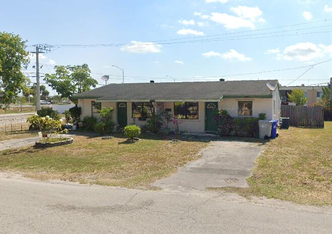 Income-producing duplex in a prime Pompano Beach location! Property features two 2BR/1BA units, each with its own laundry room, separate electric meters, and a spacious shared backyard. One unit is tenant occupied with a lease in place through Spring 2027, generating $1,800/month in rental income. The second unit is owner occupied and offers upside potential, with market rents exceeding $2,000/month after updates. Major improvements include a new roof (2024) and new A/C (2026). Located near I-95, Florida's Turnpike, shopping, dining, hospitals, and just minutes from the beach. Ideal for investors or owner-occupants seeking income, equity growth, and long-term potential.