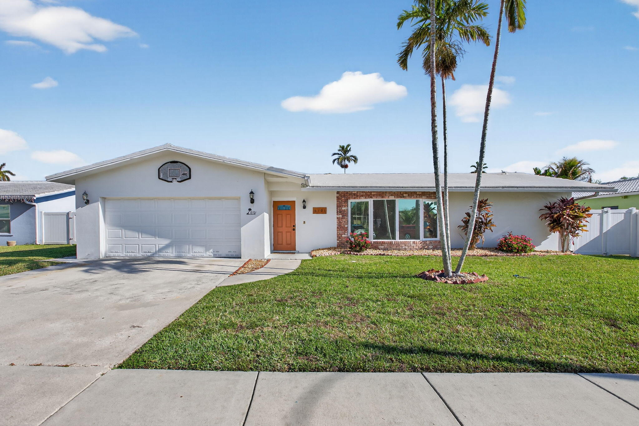 Rarely available Sullivan Home !!! Poured Concrete Roof, Concrete Trusses and metal studs. No wood. All utilities are underground. Meticulously and totally renovated.  Beautiful kitchen with shaker cabinets, granite countertops and new stainless appliances. Pass thru window to a gorgeous screened in 16X25 large Lanai. Separate laundry area in garage with newer Washer & Dryer. New white PVC privacy Fenced yard with room for pool. Beautiful foyer entrance way opening to extra large living room dining room combo with stunning Bay window. Did I mention all hurricane impact windows throughout. Vinyl Plank & tile flooring throughout. Split bedroom floor plan with 4 large bedrooms & 2 baths. Light & Bright home with North/South exposure. A/C & Hot Water Heater newer and Electrical panel and  Plumbing system updated as well. Well manicured neighborhood with sidewalks for the kids. NO HOA pet friendly neighborhood. Walking distance to Calypso Cove. Close to major highways, shopping, houses of worship and dining. This one will not last ! Schedule your appointment today,