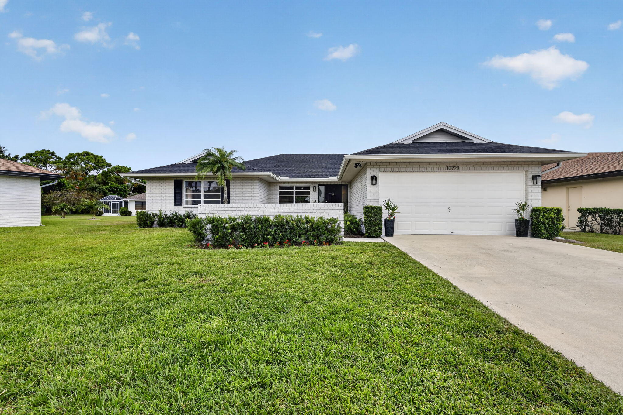 ***NEW ROOF JUST INSTALLED** NEW A/C 2026! NEW appliances, 2025 Water Heater! Sprinkler Timing Box 2025. Newer Appliances. Newly Renovated. Welcome to your Florida DREAM HOME in the vibrant 55+ community of Pine Tree Village! Step into modern elegance with this beautifully updated 3 bed/2bath plus family room, residence. Abundant natural light, open-concept kitchen, sleek finishes. Massive 9-foot quartz kitchen peninsula. Freshly painted inside and out. Spacious serene courtyard perfect for relaxing and entertaining. Live minutes to beaches, shopping, restaurants and nightlife of Boynton Beach, Delray Beach, Boca Raton and the Palm Beaches!***LOW HOA*** Pine Tree Village offers active community center, pool, pickleball and much more. SELLERS ARE LICENSED REAL ESTATE BROKERS IN FLORIDA. SELLERS ARE LICENSED REAL ESTATE BROKERS IN FLORIDA. ALL SIZES DEEMED ACCURATE AND NOT TO BE RELIED UPON. LIVE the Florida lifestyle to nearby intracoastal waterways and sparkling turquoise ocean. MOVE-IN READY! Available furnished.