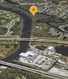 Cooley Island...peninsula with 50ft easement via Blue Water Way, access nearby Hwy I95. 15.2 Acres surrounded by the St Lucie River, St Lucie Inlet to Atlantic Ocean; No Fixed Bridges. 3 grandfathered lots of record. Neighboring Yacht Center located on St Lucie River. A few minutes to I95, FL Turnpike and a short scenic drive to popular Stuart. Near Witham Field Public Airport, Jet Services/Training, Private Jets, Stuart Air Show Field, Sandpiper Bay Resort (Waterfront Dining; access by boat), Shopping, Restaurants, Publix, Elementary School, Hospital, Pipers Landing Golf & Country Club, Hammock Creek Golf Club, Church, Camping, Nature Preserves, ample Yacht Clubs, Waterfront Dining. Three lots of record prior 1982; minor impact. Contact Listing agent for Zoning, Wetland/Upland, Elevation, EA info, PAMP & Development possibilities. More photos and video available. Call with any questions. Listing measurements and information may not be exact, are subject to error, and are to be verified by the Buyer.