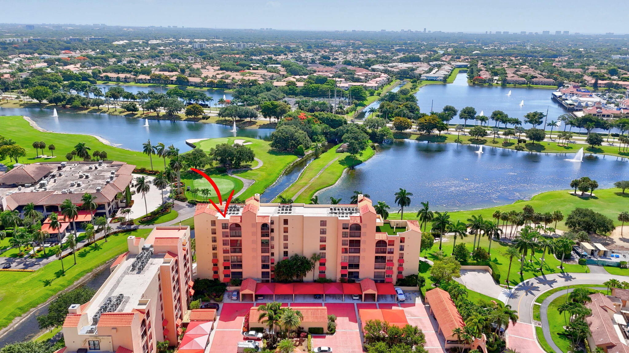Behind the gates of Boca Pointe, this spacious 3-bedroom, 2-bath Promenade residence offers a rare Boca Raton advantage: generous living space, an established country club community setting, and no mandatory membership fee. With 1,628 square feet of living area, the floor plan provides flexibility for year-round living, seasonal enjoyment, hosting guests, or working from home.  Promenade at Boca Pointe combines condominium ease with gated-community confidence. Outdoor living, covered carport parking, and a central Boca Raton location add everyday convenience near shopping, dining, schools, recreation, and major roadways.  Located in Flood Zone X with no special assessment indicated, this is a compelling opportunity for buyers seeking space, security, and lifestyle flexibility. Buyer/buyer's agent to verify room dimensions, association fees, application requirements, approval timelines, rules, restrictions, schools, community information, and membership options. No mandatory membership fee indicated; optional club opportunities to be verified directly with The Club at Boca Pointe. Association approval may be required prior to closing. Flood Zone X and no special assessment indicated per MLS data.