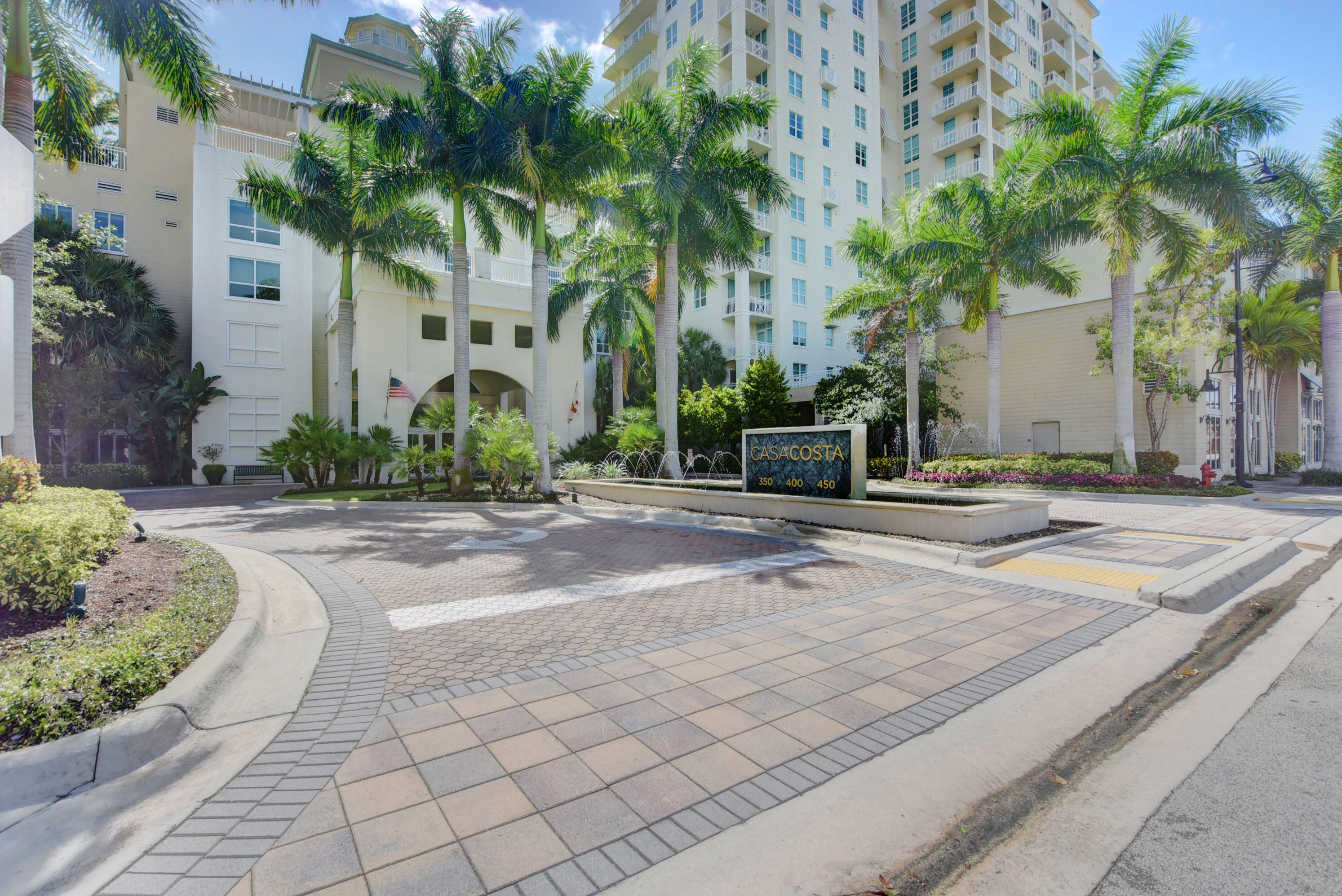 Enjoy coastal living in the highly sought after upscale community of Casa Costa. Resort-style amenities include two pools, jacuzzi, sauna, steam room, fitness center, billiards, ping pong, clubhouse, business center, conference room, valet parking available for guest(s) plus 24-hr concierge! CORNER unit offers tons of natural light and wrap-around balcony. Stainless appliances, granite counters, laminate wood floors, full size stacked washer & dryer. This 5th floor location is only steps away to the pool and amenities. Walk to waterfront restaurants, fishing charters, boat rentals and the beach. Water, trash, cable and high-speed internet included.