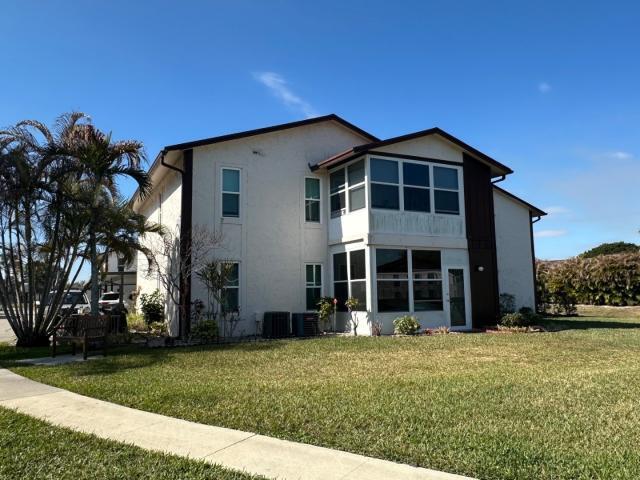 Welcome to the Twin Lakes South Condos in Stuart. This active 55+ community offers active social calender with bingo and other activities in the clubhouse as well as a pool and tennis courts. This 2 bedroom 2 bath unit is located on the second floor and near the clubhouse and pool. A Great place to call home in Florida. This property is subject to a 3 day first look period. The seller will look at and negotiate offers after this period. Cash offers require 10% EMD or $1,000.00 minimum, whichever is greater and all financed offers require 1% or $1,000.00 whichever is greater. The seller does not accept blind offers or escalation clauses.