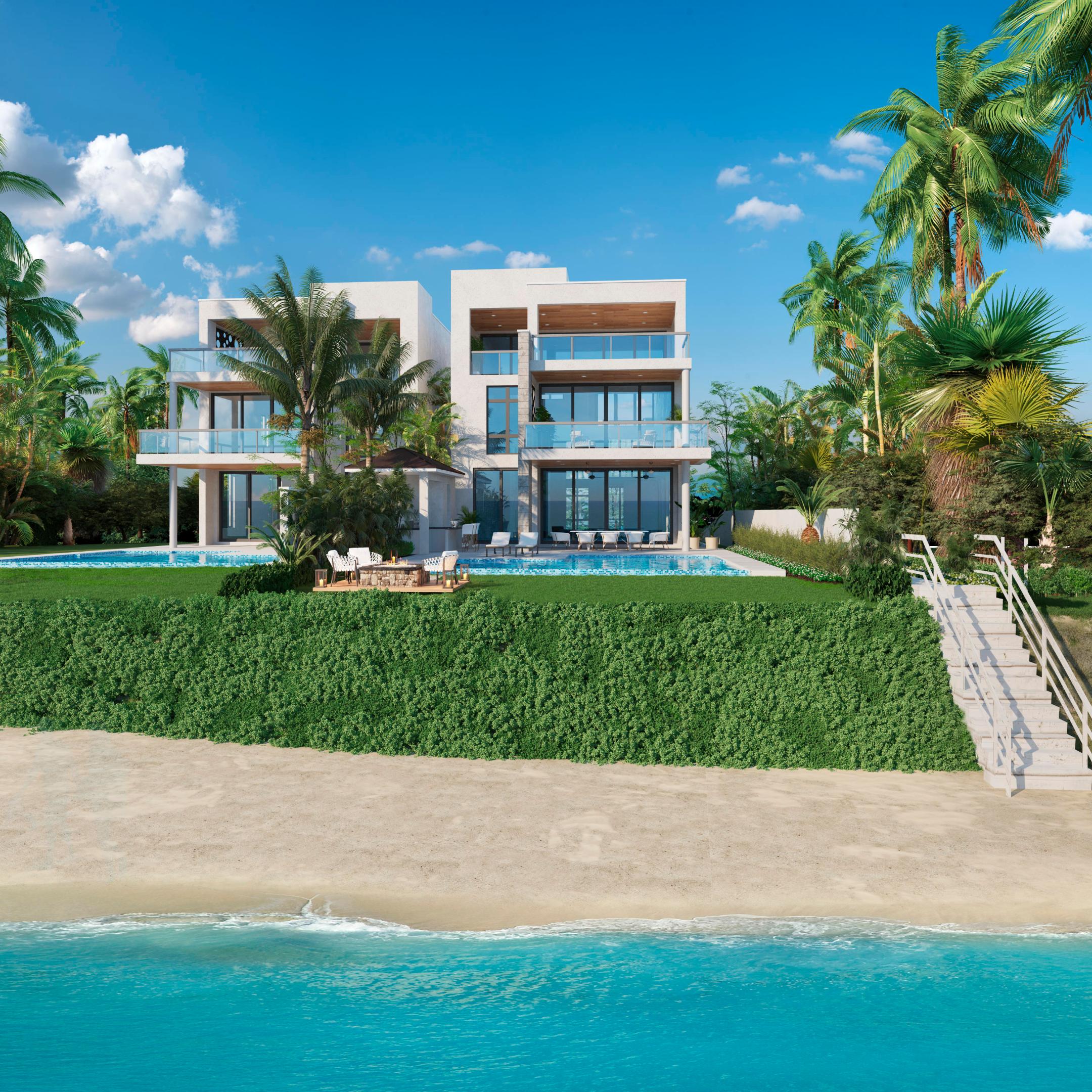 DUE AUGUST 2021, NEW OCEANFRONT GATED ESTATE exudes modern luxury. Live the Pure Life elevated on the ocean with this luxurious beachfront home, one of two. Your own private beach cleanses the mind, body and soul, while luxurious designer interiors excites the senses.  These healthy & holistic ''toes-in-the-sand'' retreats boast 5  bedrooms, 6.4 baths & ultra-modern interiors with jaw dropping views at every turn. Inspired by its tranquil natural setting, each affords a spa-like oasis on the ocean, ideal for a family or group of friends looking to find a modern living right on the beach with a gracious pool, a unique longevity room with infra-red spa, gym, 5 car garage and a motorized privacy gate.  Reflecting today's need for a personal retreat, this is luxury defined. ,these homes offer the luxury modern beauty, and a private escape from the world. Perfectly situated between Boca Raton & Delray Beach minutes to Palm Beach & Fort Lauderdale airports, shops, dining & nightlife. Developed by respected team of Seadar Builders, architect Randall Stofft, and Interior by Steven G, every luxurious detail is at the highest level of taste & style. Act now to input on design & finishes for your own private place in the sun! Buyer to pay doc stamps and title insurance. Due for completion Summer 2021.

The information published & provided including but not limited to prices, measurements, square footages, lot sizes, features, finishes, and calculations are subject to errors, omissions or changes without notice.  All such information should be independently verified.  All parties should perform their own due diligence on pre-construction sales to verify all information.   







The Most Desirable Tropical Oceanfront Oasis in North America. Live life elevated, capitalizing on a truly rare "twice in a lifetime" opportunity right on the ocean in sought-after Highland Beach! These meticulously-designed twin residences conceived by renowned architect Randall Stofft, builder Darrin Dunlea of Seadar Builders and the preeminent Interiors by Steven G. offer the ultimate oceanfront escape, each boasting 10,804 sq ft of sheer luxury with 5 oversized bedrooms, 6.4 bathrooms, and ultra-modern interiors showcasing jaw-dropping views at every turn.

Inspired by their tranquil natural surroundings, these exquisite twin retreats are perfect for the healthy and holistic-minded, a family, or group of friends looking to buy a single or pair of private homes in North America's most desirable tropical oceanfront locale  perched 25 feet above sea level, in the exclusive community of Highland Beach. Buy one, or buy 2, and enjoy the best of resort-style living! Each 4-story artful jewel has its own lush tropical paradise with outstanding amenities including a private resort pool, state-of-the-art longevity room, massive game/club room, and 5 car collector's garage for stowing all your gear for land and sea.

The Epitome of Modern Coastal Beauty and Ease. You'll marvel at the gracious open layout of the stunning interiors, complete with an inviting lobby and private elevator to whisk you away to the floor of your choosing. Clean lines, floor-to-ceiling glass, and the highest-quality fit and finish are only the beginning. Each twin residence is wrapped in luxurious appointments throughout, and perfectly suited for those seeking a holistic, spa-like oasis on the ocean with state-of-the-art design, inside and out.

Light-Filled Living with the Ocean as Your Backdrop. Upon entry, the first floor affords a sense of calm and sophistication with a formal lobby, den, and sitting area. At the heart of home rests a gourmet chef's kitchen, clad in top-of-the-line appliances with sleek custom countertops, modern cabinetry, designer lighting, walk-in pantry, and breakfast nook. An elegant guest suite with private balcony, walk-in closet, and full bath rounds out the main floor. All of this flows seamlessly from the light-bathed living and dining spaces to the expansive outdoor entertainment deck, cabana, resort-style private pool, and pristine ocean-side for unmatched coastal living.

A Secluded Spa-Like Retreat. After a long day, escape to a tranquil oasis all your own in the second floor master suite, outfitted with his and her walk-in closets, his and her spa-quality baths, and a dramatic private balcony framing unbelievable ocean views. Also on this level is a lobby and 2 en-suite guest bedrooms, each with walk-in closets, and one with a secluded balcony.

Experience the Height of Wellness in the Longevity Room. Wellness is the next luxury, and this home allows you to meditate, detoxify, and rejuvenate with ease. Stimulate good health in the state-of-the-art longevity room, pre-wired for your own Cyro tank, complete with Infared Sauna, holistic spa, area for a massage table, room for all the exercise equipment and private spa bath.

Unrivaled Entertainment Hub with Covered Roof Deck. The third floor is also the entertainment hub. Here the whole family will enjoy a massive game room and covered rooftop balcony for connecting with nature. A ground level with collector's garage, lobby, bathroom, and 396 square feet of storage adds to the appeal.

When It Comes to Location, This Offering is Beyond Compare. Perched high above the Atlantic shoreline, each twin property provides rare, unobstructed ocean views and a unique platform to build upon. Wake up each day to a brilliant sunrise, unwind with a walk on the beach for fresh coastal air, or a take a dip in the ocean or your own private pool  every detail of these twin retreats is implemented with wellness at the core. And if you act quickly, you can collaborate on the design and finishes to truly make the vibe your own!

The coveted Highland Beach address directly between Boca Raton and Delray Beach puts you minutes from great Pilates and Yoga studios, green juice stands, naturopaths and more for living your best life. Getting here could not be easier with a prime location minutes from Boca Raton's executive airport, Palm Beach and Fort Lauderdale International Airports, and the finest shopping, dining, culture, and nightlife in the region.

"The ocean stirs the heart, inspires the imagination, and brings eternal joy to the soul"  Wyland.

Experience bliss and tranquility at 4513 South Ocean.