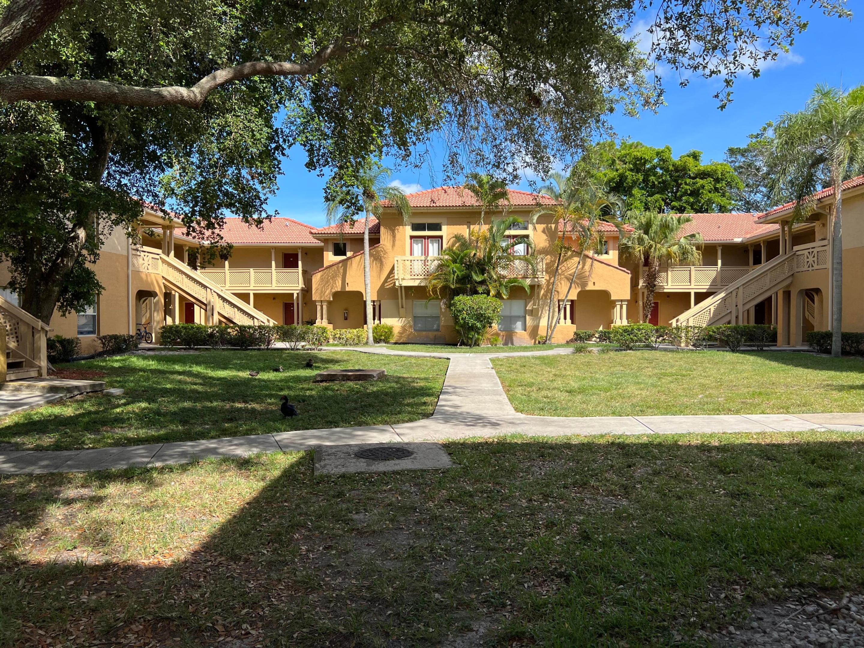 Second floor 1/1 located in central WPB gated community. Open layout with plenty of storage and Washer/dryer in unit. Large walk in closet in master bedroom and spacious balcony with no rear neighbors. Comes with one assigned parking space + ample guest parking.
