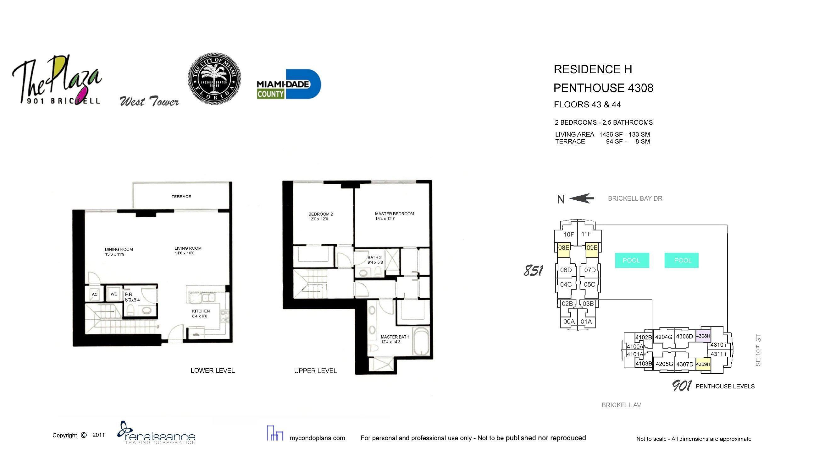 THE PLAZA 901 BRICKELL CONDO - Residential