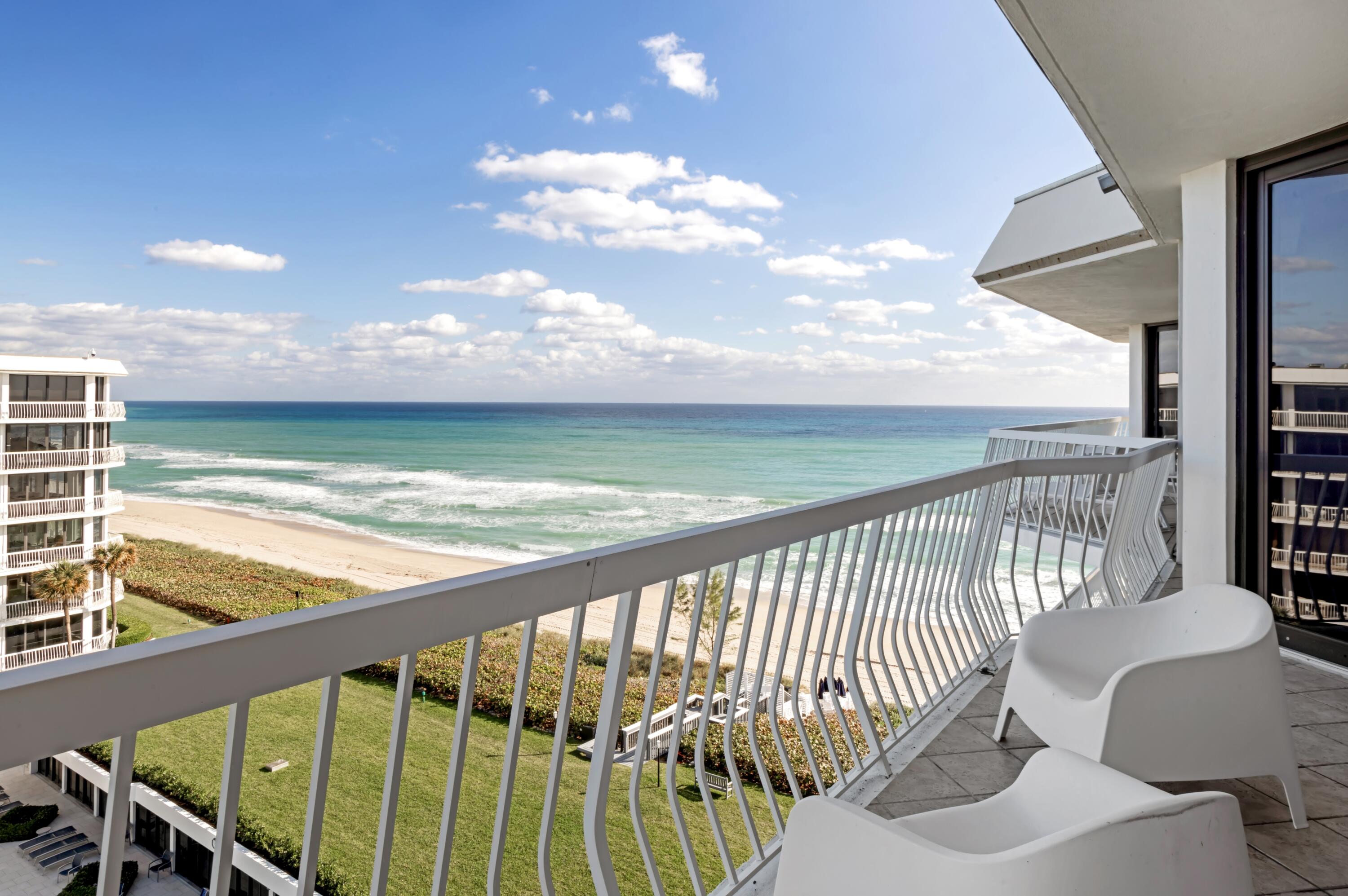 Stylish, renovated 6th floor apartment with sweeping views of the ocean to the East and beautiful Intracoastal views to the West. The stunning open plan kitchen facing a glass-enclosed wine wall, features top-of-the-line appliances and exquisite finishes. The spacious master suite has panoramic water views and oversized built-in closets plus a large en suite bathroom. The guest bedroom also shares lovely views and has a good-sized closet and bathroom. Sloans Curve is a luxury condominium with an excellent management team, gym, manned gate and full-time doorman.  Assigned garage parking for one car and one additional space on the premises. DISCLAIMER: Information published or otherwise provided by the listing company and its representatives including but not limited to prices, measurements, square footages, lot sizes, calculations, statistics, and videos are deemed reliable but are not guaranteed and are subject to errors, omissions or changes without notice. All such information should be independently verified by any prospective purchaser or seller. Parties should perform their own due diligence to verify such information prior to a sale or listing. Listing company expressly disclaims any warranty or representation regarding such information. Prices published are either list price, sold price, and/or last asking price. The listing company participates in the Multiple Listing Service and IDX. The properties published as listed and sold are not necessarily exclusive to listing company and may be listed or have sold with other members of the Multiple Listing Service. Transactions where listing company represented both buyers and sellers are calculated as two sales. "No payments made until title passes" Some affiliations may not be applicable to certain geographic areas. If your property is currently listed with another broker, please disregard any solicitation for services. Information published or otherwise provided by seller, listing company or its representatives is deemed reliable but are not guaranteed and subject to errors, omissions, or changes without notice. Copyright 2025 by the listing company. All Rights Reserved.