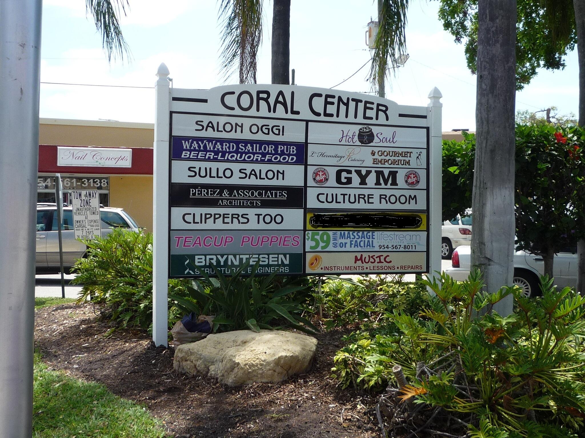 CORAL SHOPPING CENTER - Residential Lease