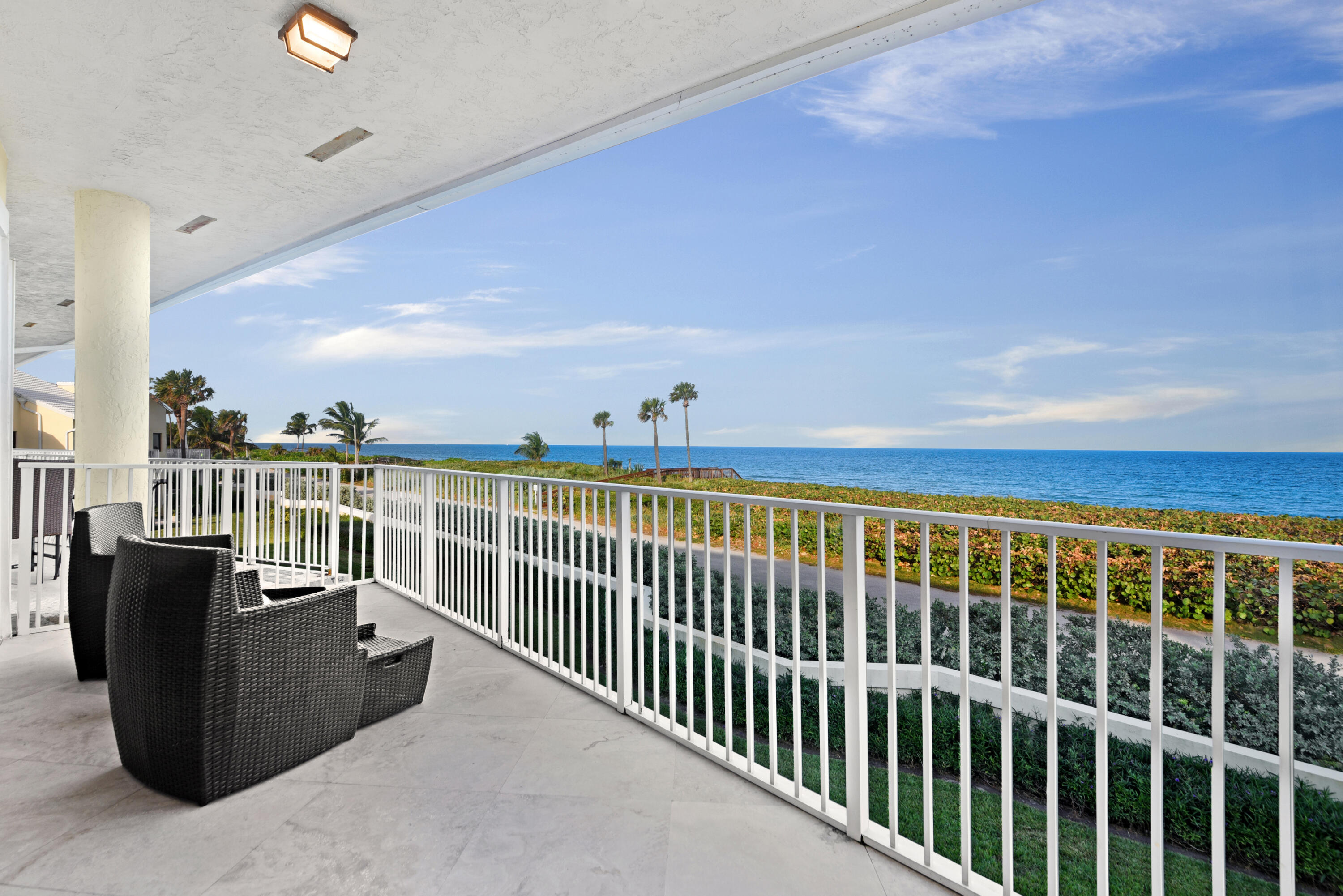 Available 4.15.26 - 12.15.26. Pristine OCEANFRONT living in the luxury beach town of Ocean Ridge. This beautiful residence offers sweeping ocean views and an effortless blend of luxury and coastal charm. Featuring 3 bedrooms and 3 baths, this beautifully renovated home boasts a spacious open floor plan, high ceilings, and lovely finishes. The expansive master suite includes a private terrace overlooking the ocean, where you can relax to the soothing sounds of waves and refreshing ocean breeze. And just wait until you see the TWO MASSIVE Walk-in-Closets! Storage is not an issue in this home. Enjoy PRIVATE BEACH access, a beach-level patio with seating and so much more. This gem is nestled into a gated and well-maintained community with a sparkling pool &  tennis courts. EV Charger in Garage Just minutes away, discover the excitement of Delray Beach and vibrant Atlantic Ave, where you'll find renowned dining, boutique shopping, and a lively entertainment scene, making this the perfect blend of tranquility and fun. Centrally located to all 3 International Airports, PBI, FLL, and MIA as well as local private airports. Oh, and did we mention, this is OCEANFRONT! Available April 15, 2026 to December 15, 2020, fully furnished / turnkey.

Payments due in full plus security $300/month cleaning & $500/month utility, 13% Tourist Tax per month, HOA Application, Tenant Interview.


All square footage and dimensions are approximate. Exact dimensions can be obtained by retaining the services of a professional architect or engineer. No representation is made as to the accuracy thereof, and such information is subject to errors, omission, and change of price, rental, prior sale, leasing, or withdrawal without notice.