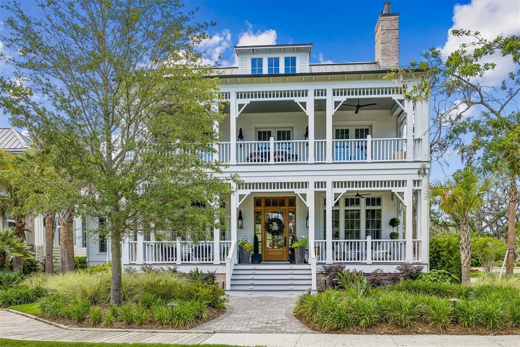 One-of-a-kind contemporary coastal custom home on Crane Island, thoughtfully designed by the acclaimed team at Lake & Land Studio. Offering over 4,600 square feet under air with 5 bedrooms and 4.5 baths, this exceptional residence blends luxury craftsmanship with modern coastal elegance. Enjoy more than 1,500 square feet of porches, a heated/cooled lanai, and a saltwater pool for year-round indoor-outdoor living. Premium finishes include Pella Reserve Line windows and doors, Italian tile baths, House of Rohl fixtures, custom hardware, and Lutron lighting and shade controls. The three-bay garage features a carriage house and vehicle lift. Situated on a prime corner homesite in Alice Park with park and Intracoastal views, private boat lift access, and close proximity to Crane Island's River. Furnishing negotiable. Inquire. Listing agent present