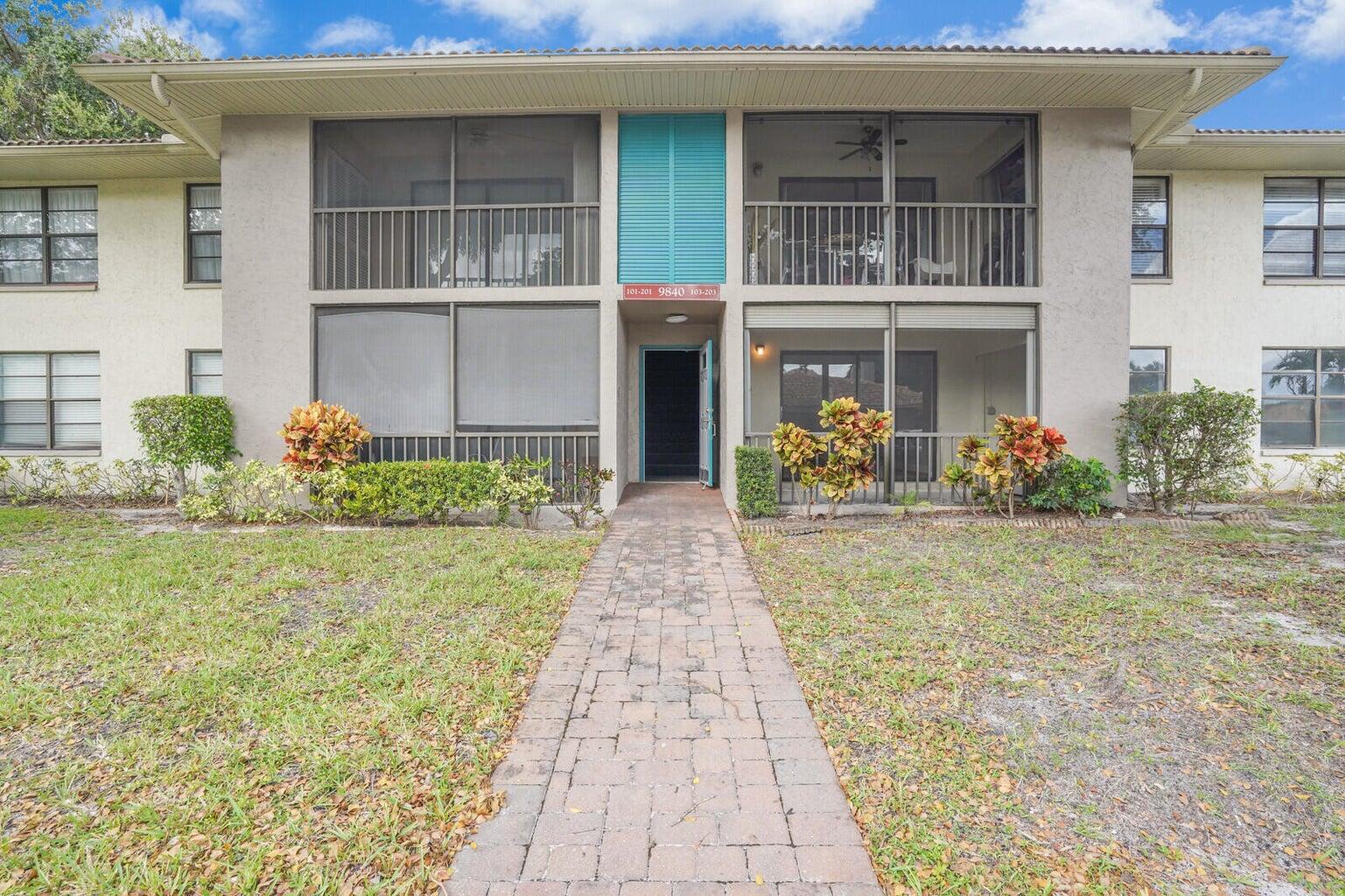 Come see this beautifully updated 2BR/2BA,condo in the desirable gated community of Bent Tree Gardens West. This 1st floor residence features new laminate flooring throughout, a modern kitchen with stainless steel appliances & a light-filled open layout. The spacious primary suite offers a walk-in closet & en-suite bath. Enjoy the outdoors from your screen-enclosed patio(w/washer/dryer). Bent Tree Gardens is an all-age, gated community offering a heated pool, fitness room, billiards, clubhouse & picnic area. Monthly HOA fee includes water & cable. Conveniently located in the heart of Boynton Beach, just minutes to the ocean, I-95, the Turnpike, shopping & dining. No pets per HOA. Be the first to live in this beautifully appointed condo since its full renovation! Schedule a showing today!