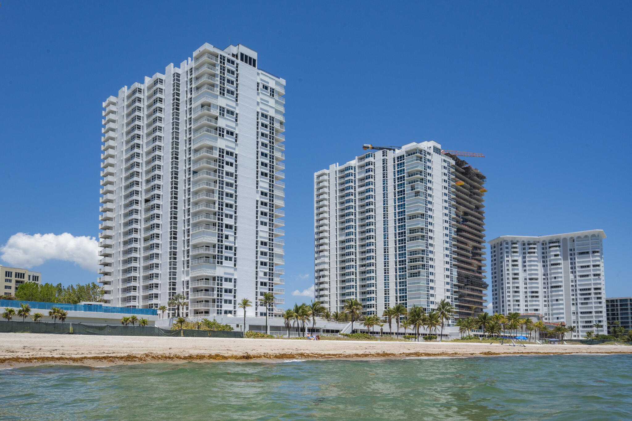 Come & relax in this amazing apartment. Enjoy the beautiful Ocean and Intercoastal view from the two balconies Spacious 2/2 with Washer & Dryer. Fully renovated with Marble floors, renovated bathrooms, renovated kitchen with a full size window where you can make a delicious meal and still enjoy a nice city view. Impact Windows and Doors for your own piece of mind. The complex offers Resort style amenities: Sauna, Jacuzzi, Heated Pool, Private Beach, Tennis/pickleball court, Fitness Center, BBQ deck and a top floor Sky Lounge with breathtaking view of the Ocean