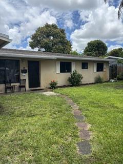 This 5-bedroom, 2-bath single-family home offers a spacious 1,761 sq ft floor plan with endless potential! This property features impact windows, a 5-year-old roof (replaced 2021), single car attached garage, and a large backyard perfect for entertaining, pets, or future improvements. With no HOA, you'll enjoy added flexibility and freedom. Ideal for homeowners or investors alike, this home presents strong rental and value-add potential in a desirable location close to the Turnpike and major shopping centers. Motivated seller — don't miss this opportunity! HVAC replaced in 2014, water heater in 2008, newer washer & dryer in separate laundry room. Tenant occupied with month to month lease.