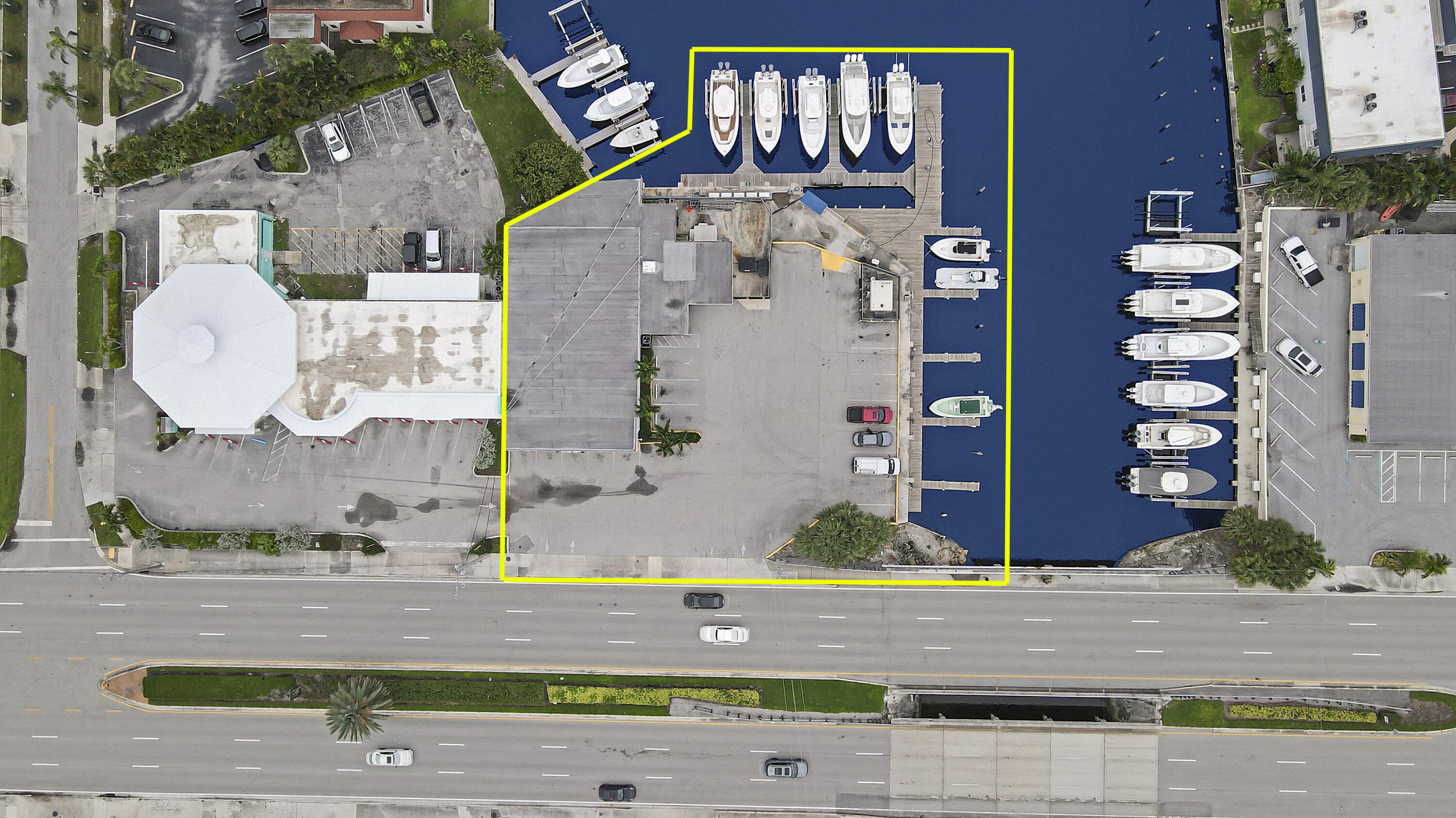 WORKING WATERFRON MARINA Rare opportunity to acquire a waterfront marina property in North Palm Beach offered as a real estate-only sale. The offering includes the land, building, and marina infrastructure, providing flexibility for a buyer to operate, reposition, or hold a premier waterfront asset without acquiring a retail business or inventory.

Located along a highly visible and well-traveled waterfront corridor, the property features existing marina improvements with multiple slips and lifts, an on-site building suitable for marine or waterfront-related uses, and strong long-term land value. The site benefits from established marine use, excellent access, and a location that supports owner-users, marina operators, and waterfront investors alike.
