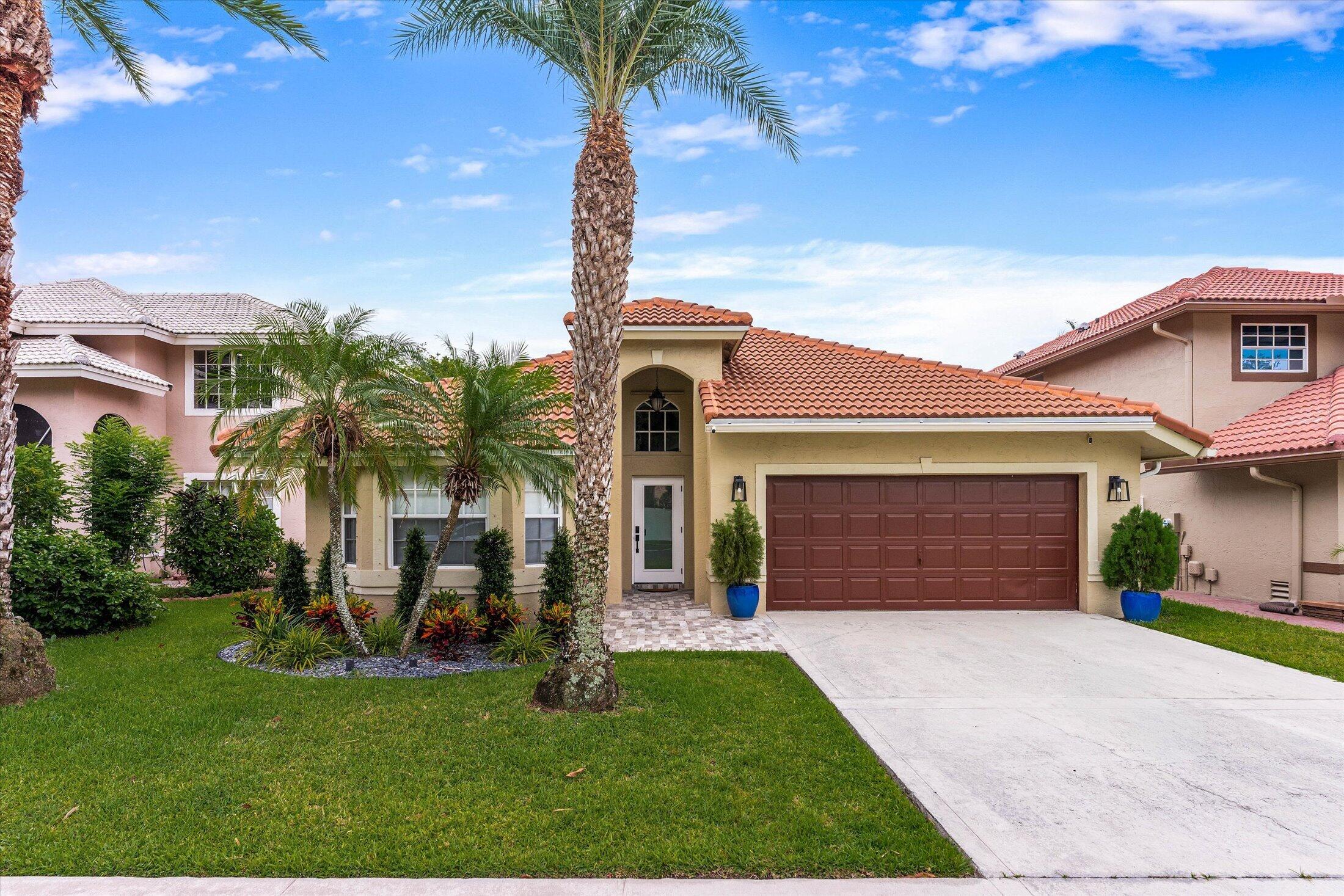 Nestled in the desirable Meadow Lakes community, this beautifully renovated home combines modern design, comfort, and convenience. Thoughtfully updated with stylish finishes and quality materials, it features a stunning open kitchen that flows seamlessly into the spacious living and dining areas, creating the perfect setting for everyday living and entertaining. The elegant bathrooms offer a spa-like retreat, while the light-filled floor plan provides both comfort and functionality. Step outside to a private patio surrounded by lush greenery, ideal for relaxing or enjoying Florida's beautiful weather. Conveniently located near shopping, dining, parks, major highways, and highly rated Boca Raton schools, this exceptional home offers the lifestyle you've been looking for. More than just a rental, it's a place to feel at home and create lasting memories. Schedule your private showing today.