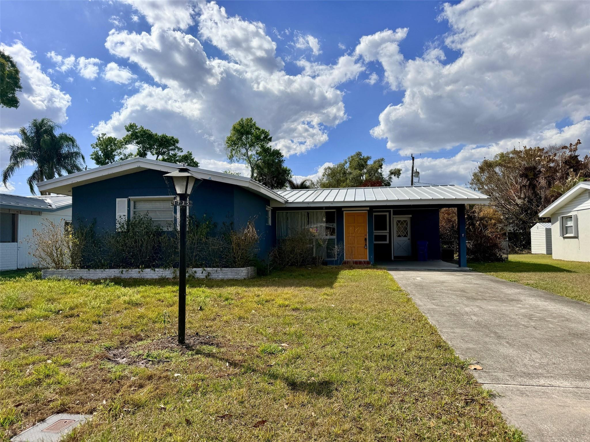Short Sale! 2021 Metal Roof! Spacious CBS vintage charm close to shopping and beaches! All appliances in "as is" condition
