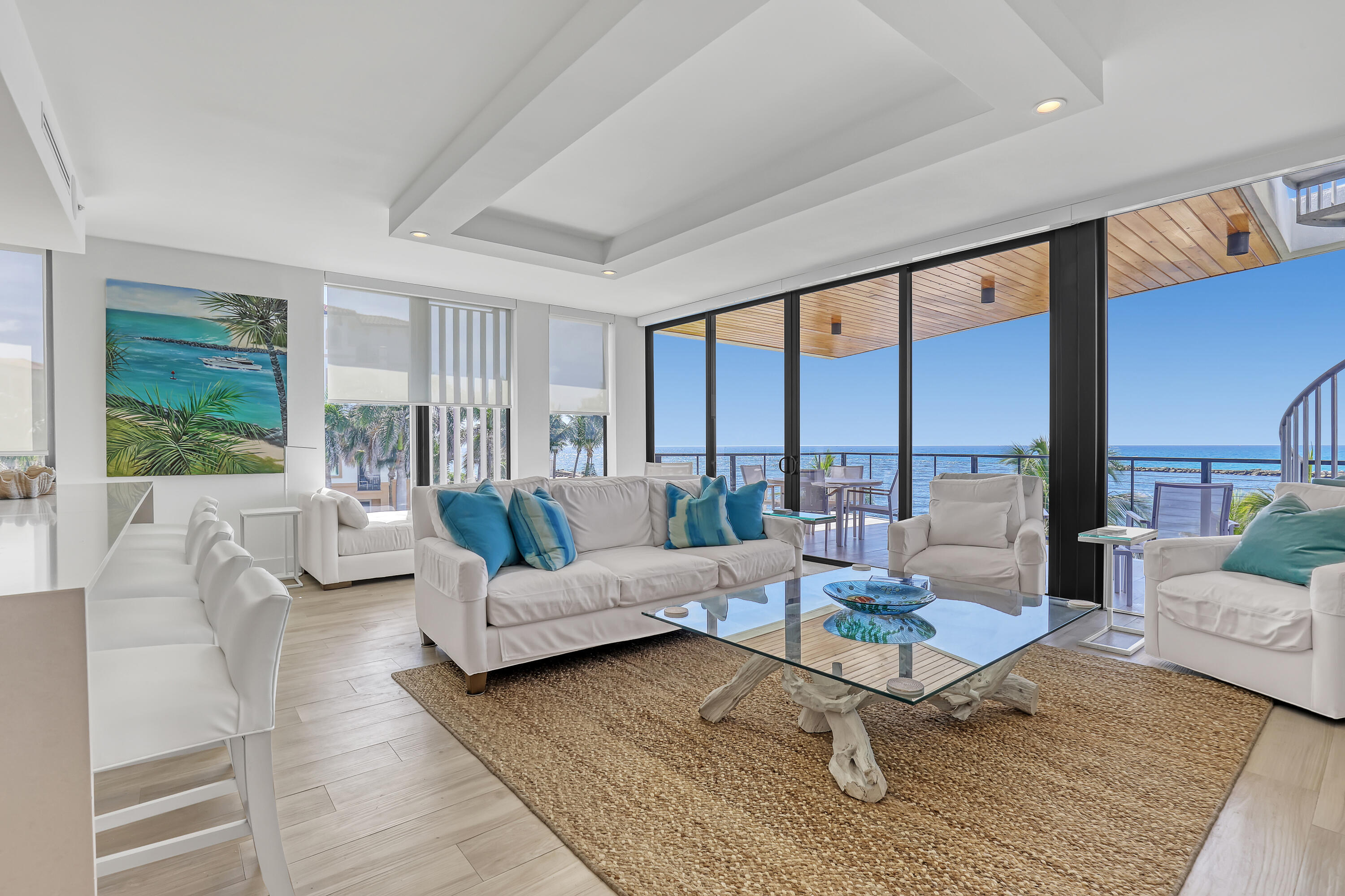 **Singer Island- Palm Beach Shores Florida **Escape to a serene winter retreat in Palm Beach Shores, where luxury meets coastal charm. This spacious 2-bedroom, 2-bathroom residence offers breathtaking views of both the Atlantic Ocean and the tranquil Palm Beach Inlet, ensuring a relaxing and rejuvenating stay. Private balcony, perfect for enjoying morning coffee or evening ocean views. . This residence epitomizes elegance and comfort.