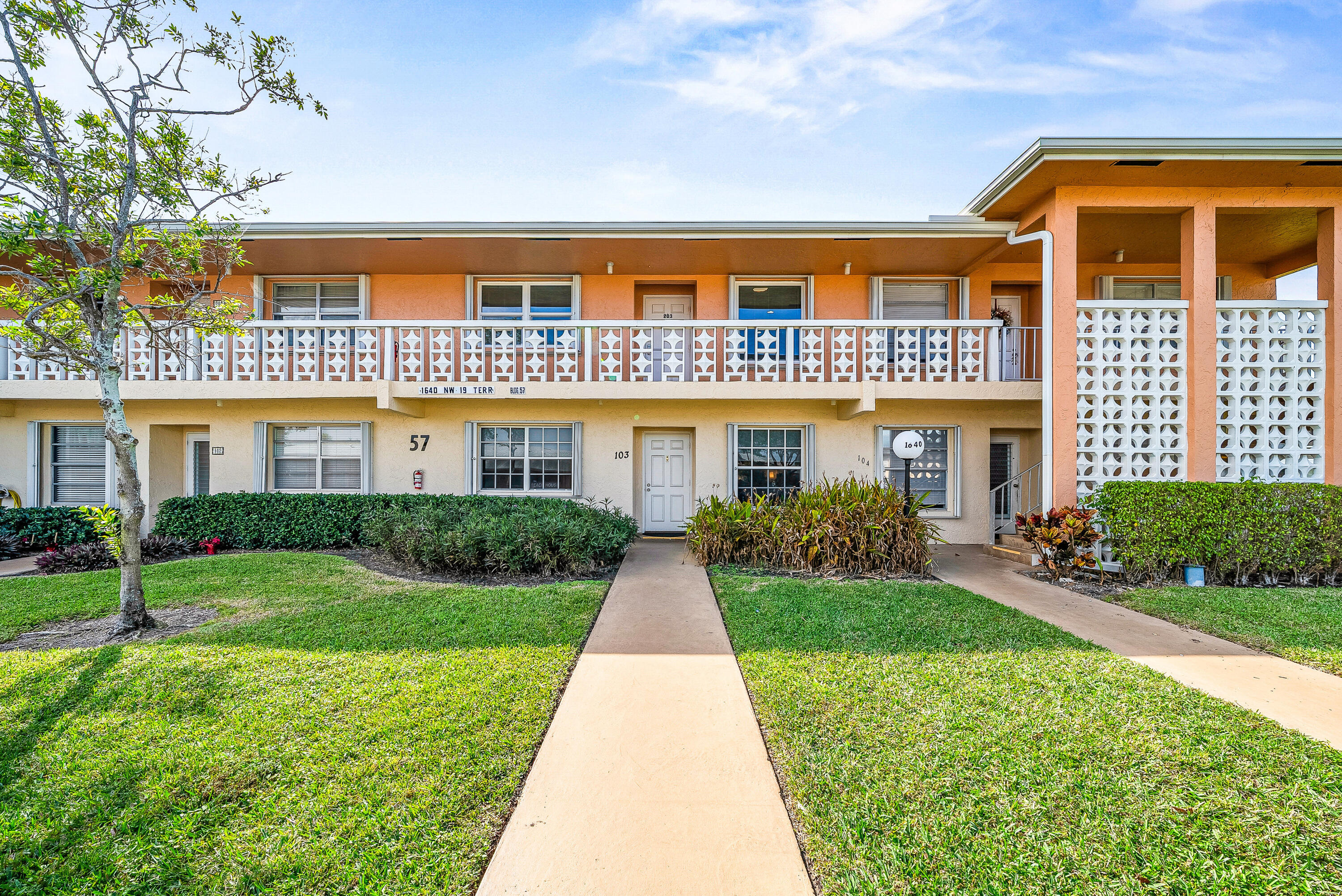 Welcome to this charming two-bedroom, two-bathroom condominium nestled in the 55+ Community of Pines of Delray North. Spanning 1,148 square feet of finished living space, this well maintained property offers comfortable accommodation with hurricane impact windows June 2024, new carpet in the main bedroom, Stainless steel appliances and washer and dryer are included. For your enjoyment this active community offers 2 clubhouses, 2 pools, tennis and pickle ball courts. This Community is conveniently located near downtown Atlantic Ave were the entertainment never ends. Come and enjoy all Pines of Delray north has to offer!