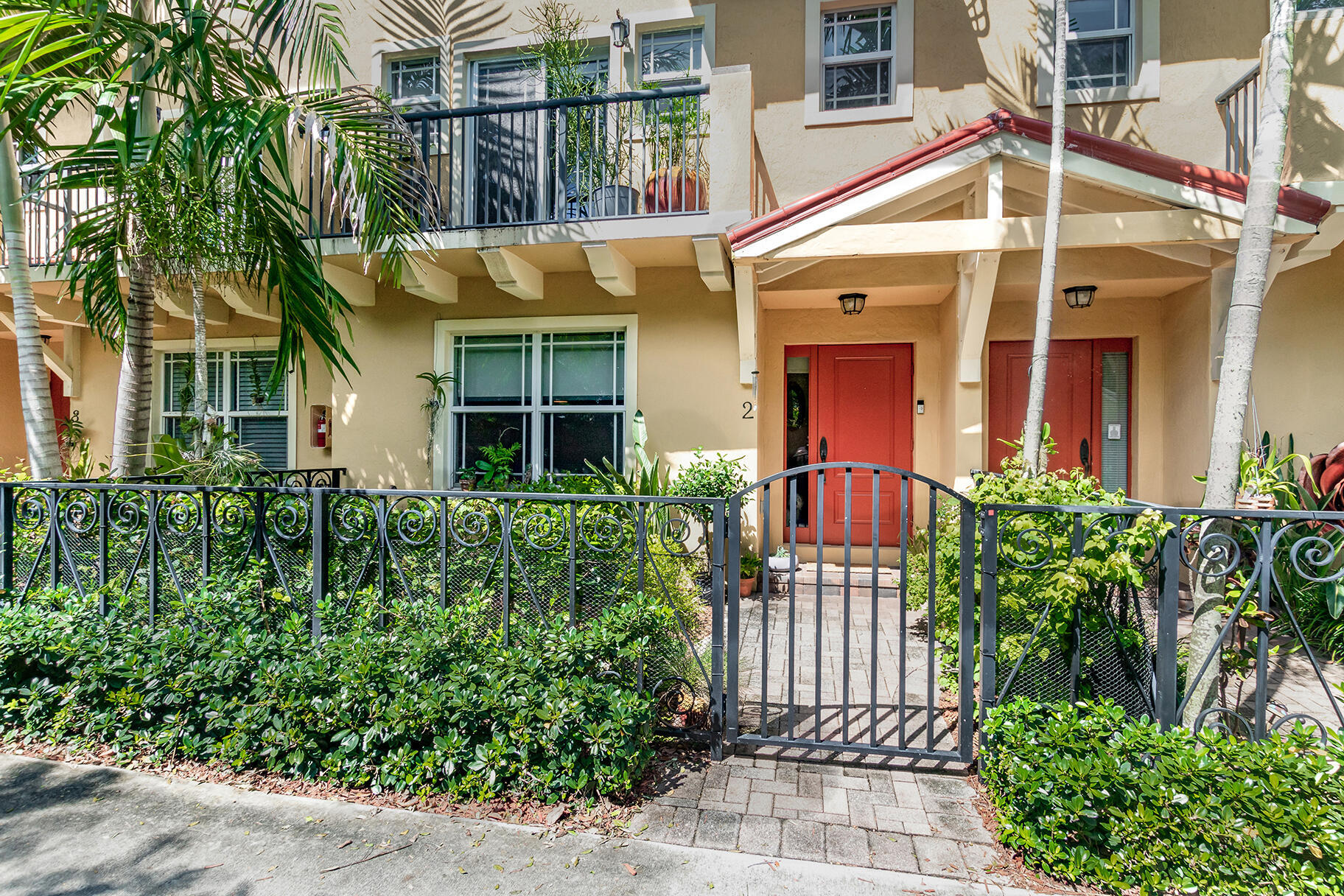 Luxury living in the heart of downtown Lake Worth Beach! This one-of-a-kind builder's model is just two blocks from Lake Avenue, east of Federal Highway, and within walking distance of restaurants, shopping, Bryant Park, downtown events, the Intracoastal Waterway, and the beach. Loaded with premium upgrades, this move-in-ready residence features Brazilian hardwood floors, three private suites including a guest suite with income potential, four balconies, a gated courtyard, oversized 2-car garage with epoxy flooring, custom closet systems, wine cooler, pantry pull-outs, central alarm, fiber optic wiring, and generous attic storage. Recent 2024 updates include a new A/C, dishwasher, range, electrical upgrades to both Jacuzzi tubs, and fresh interior paint. A rare opportunity to own a luxury