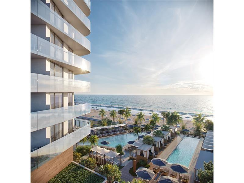 Four Seasons Private Residences overlooking our two signature pools, cabana's and the Atlantic Ocean. A full service Five Star premier building offering our award winning Four Seasons fitness center and spa, 24 hour valet and room service.  Owners at the Four Seasons Residence Fort Lauderdale will become preferred guests of the Fort portfolio of Our Seasons properties.  Sales Gallery open daily.