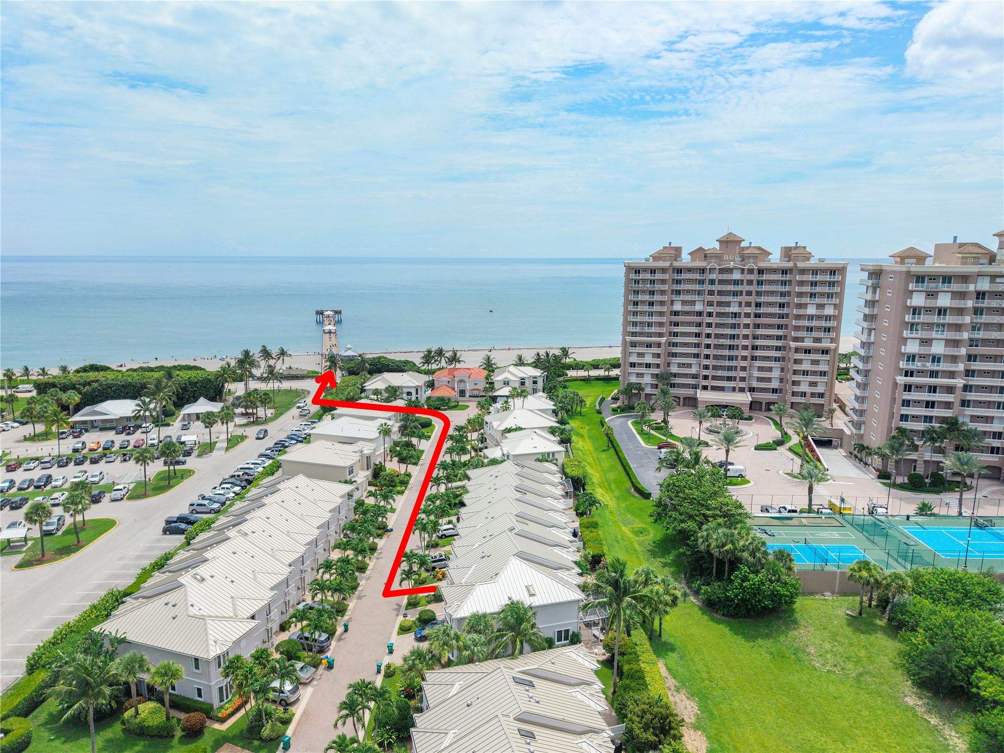 Location, Location, Location! This beautifully remodeled townhome is just minutes to the beach, Juno Beach Fishing Pier, and within close distance to restaurants & shops. This contemporary 2-story, 2 bedroom/2.5 bath townhome with 1-car garage has been tastefully remodeled. The home welcomes you with a beautiful entry and flows into the main living area, dining area and light and bright kitchen overlooking the private outdoor patio space. The home has balconies off of each the bedrooms, en-suite baths, new recessed lighting and a newer AC handler. Seaview is a gated community located East of US-1 with a clubhouse, community pool, and deeded beach access. The community has 23 townhomes.