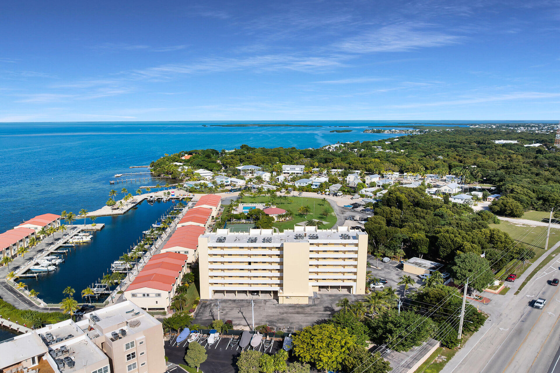 Futura Yacht Club is the perfect Florida Keys getaway. Unit 304 is a fully furnished 2 bed, 2 bath beautifully maintained condo. The complex boasts extensive community amenities including a marina, ramp, pool, clubhouse, tennis and greenspace. With a partial Florida Bay view, come for the sunsets and stay for the lifestyle  Condo has additional murphy bed and is sold fully furnished.
