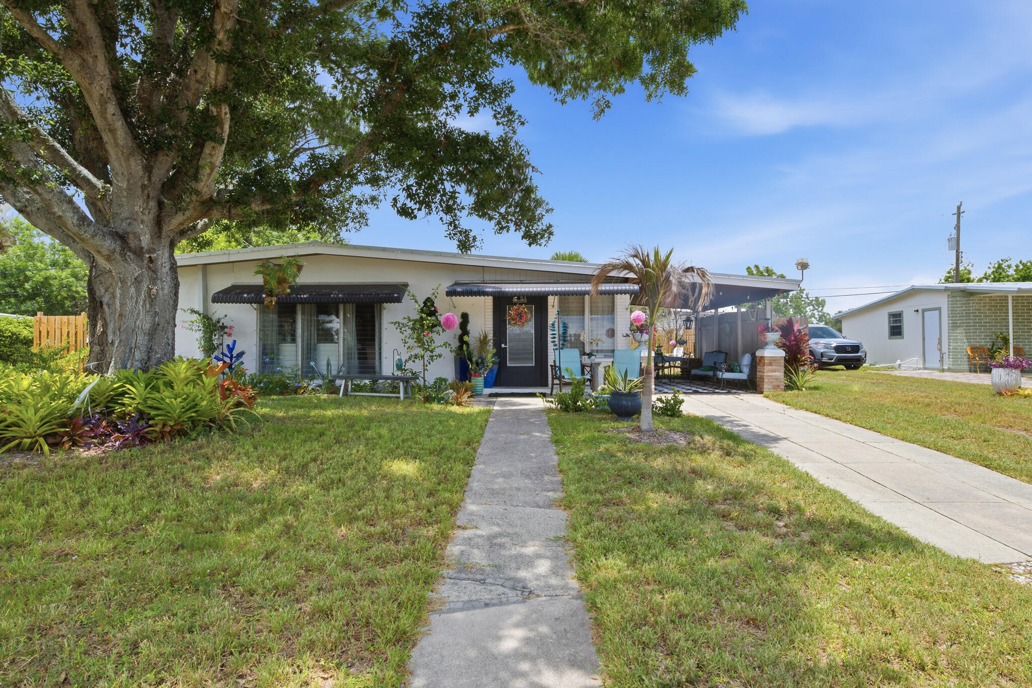 Embrace relaxed coastal living in this charming 2 bedroom, 1 bathroom single story home tucked within Vero Beach Highlands Unit 1. Offering 1,236 square feet of comfortable, thoughtfully arranged living space, this residence captures the easygoing spirit of Vero Beach. Set in the established Vero Beach Highlands community, the home places you just moments from sandy shores, local parks, and the vibrant coastal lifestyle the area is known for. The single story layout creates a smooth, effortless flow, while the well proportioned rooms offer a warm and welcoming feel throughout. With its simple charm and relaxed design, this home is an ideal retreat for anyone dreaming of a laid back Florida lifestyle in a friendly, well loved neighborhood.