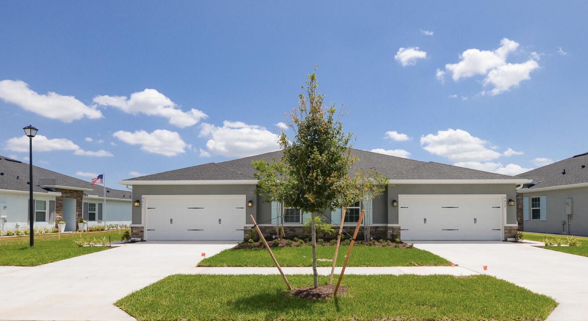 Welcome to this charming waterfront villa with 3-bedroom, 2-bathroom single-story residence located in Verano South in Port St. Lucie. Offering 1,503 square feet of thoughtfully designed living space, this home provides comfortable accommodations for modern living. The two-car garage offers convenient parking and storage solutions. Situated in the established Verano South community, this property presents an opportunity to own a well-proportioned residence in a developed area of Port St. Lucie. This single-family home is ready for your consideration. HOA includes landscaping and irrigation.  Tenant to pay electric, water, cable, internet and HOA fees.  Community offers pool, clubhouse, park, playground, bocce, tennis and pickle ball courts.  House has complete impact windows.