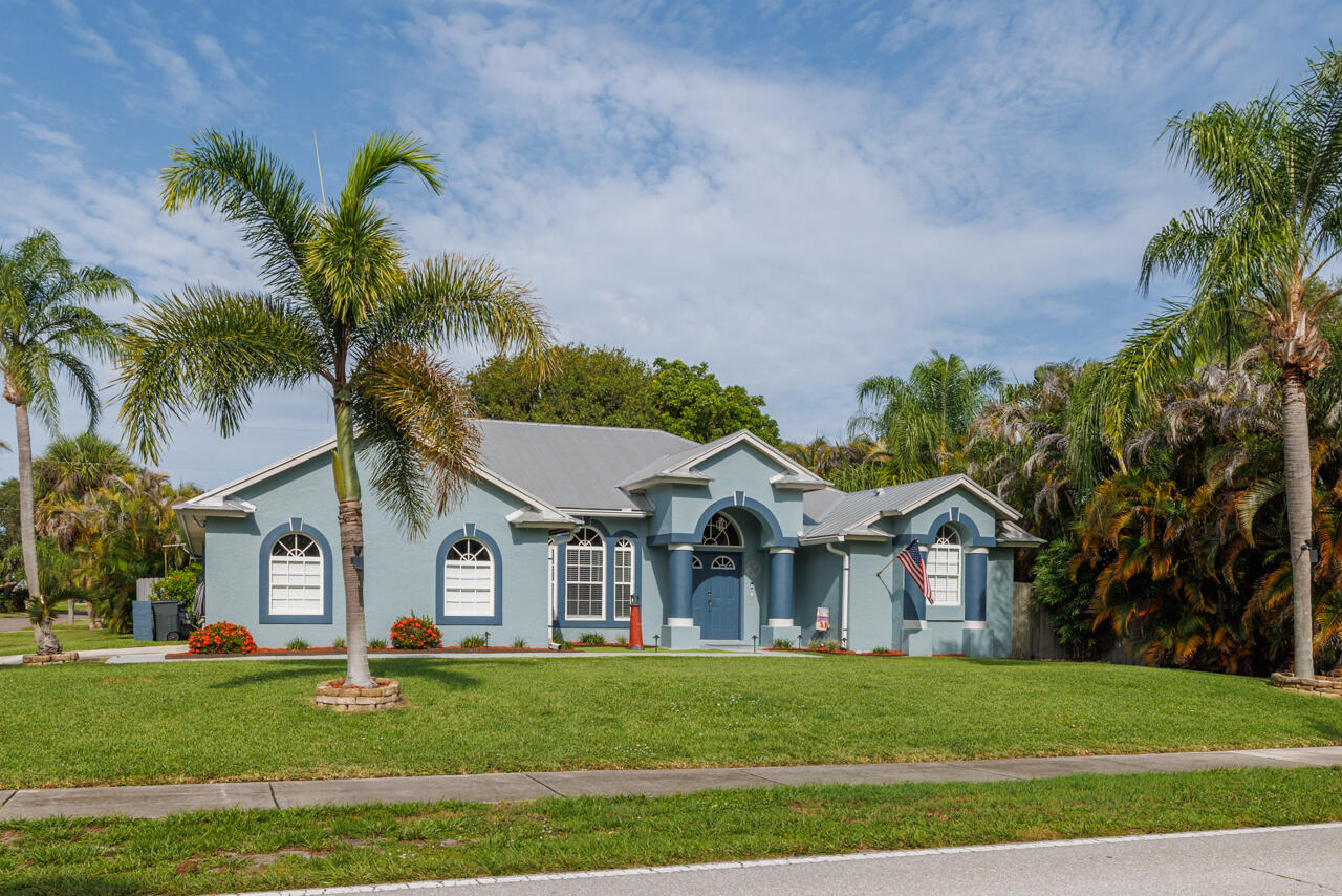 3/2/2 CBS Home off Gomez Ave. Close to Beach, Schools, Jimmy Graham Park which a offers Boat ramp & staging dock. NO HOA! Park your boat, by your garage, Jimmy Graham Park is just around the corner. Charming Florida offers a modernized kitchen with pantry & quartz countertops. Large Master suite with updated bathroom-dual sinks & two walk-in closets. Spacious Living Room. High Ceilings. Split Plan. Flex Room off the kitchen.  There can be a Dining Room, Office, Playroom, 4th Bedroom, etc. Bamboo flooring, Vinyl wood & tile flooring. 2018 Metal Roof & 2021 A/C. Wood fenced back yard. Storage area North side of the home. Roomy patio overlooks the alluring backyard with covered bar & lovely landscaping.  BEST VALUE OFF GOMEZ AVE. Washer & dryer do NOT convey. Advanced Appointment required.