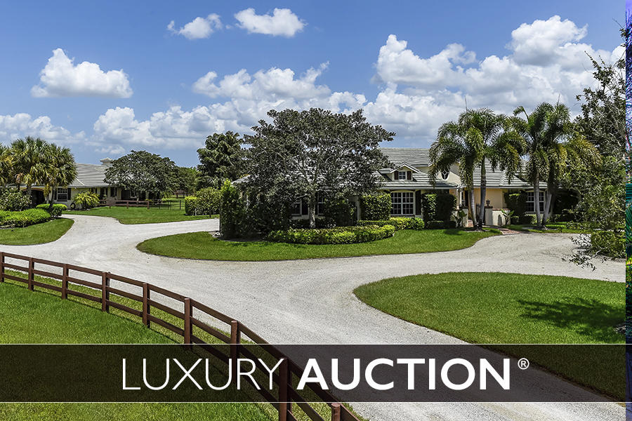 This equestrian home in exclusive PALM BEACH POINT will be sold at Luxury AUCTION ON April 21,2017. Previously offered for 5 MILLION, now selling at or above a RESERVE of only 2 million!  List price used here is FOR REFERENCE ONLY. Inquire for complete auction details.
 Intelligent Equestrian Estate, Lovely flow and energy to the Barn and 4 bedroom 4 bath Home. Everything you need and more. A Must See Farm and Home located by back gate of Palm Beach Point for easy hack to WEF. 
 New full house and barn water system and pool resurfaced,new arena footing 2016,barn A/c, 2017 new pool heater.